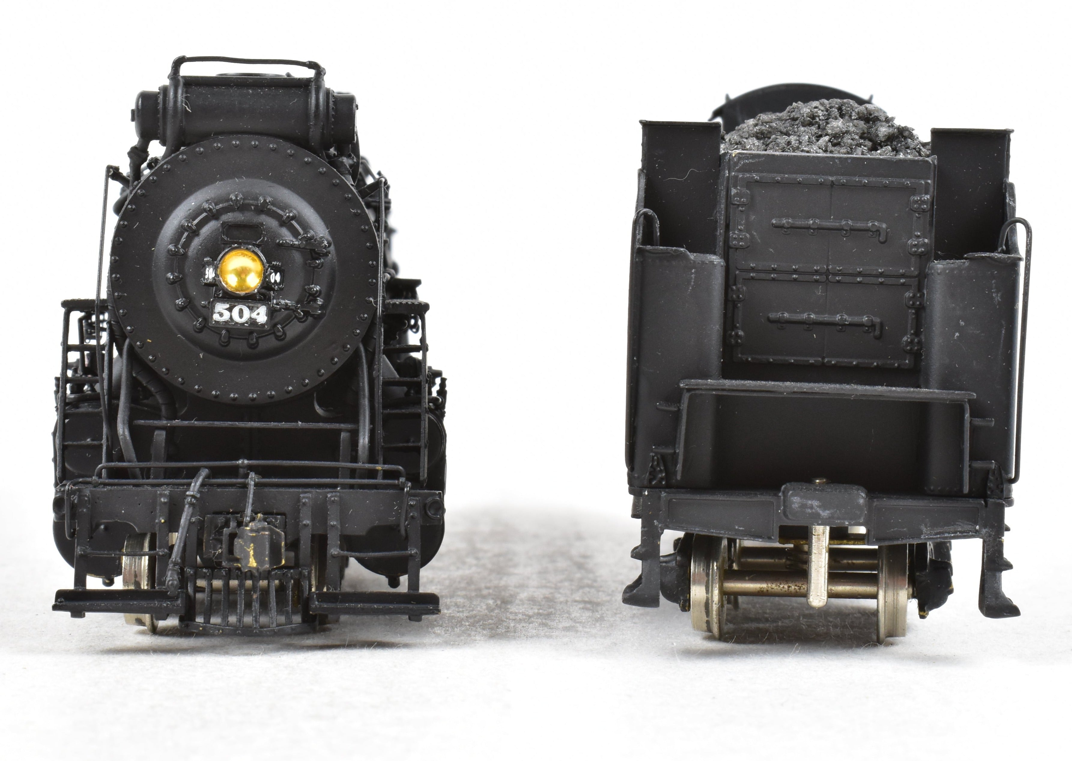 HO Brass Key Imports DM&IR 2-10-2 Santa Fe Class E Custom Painted Locomotive No. 504