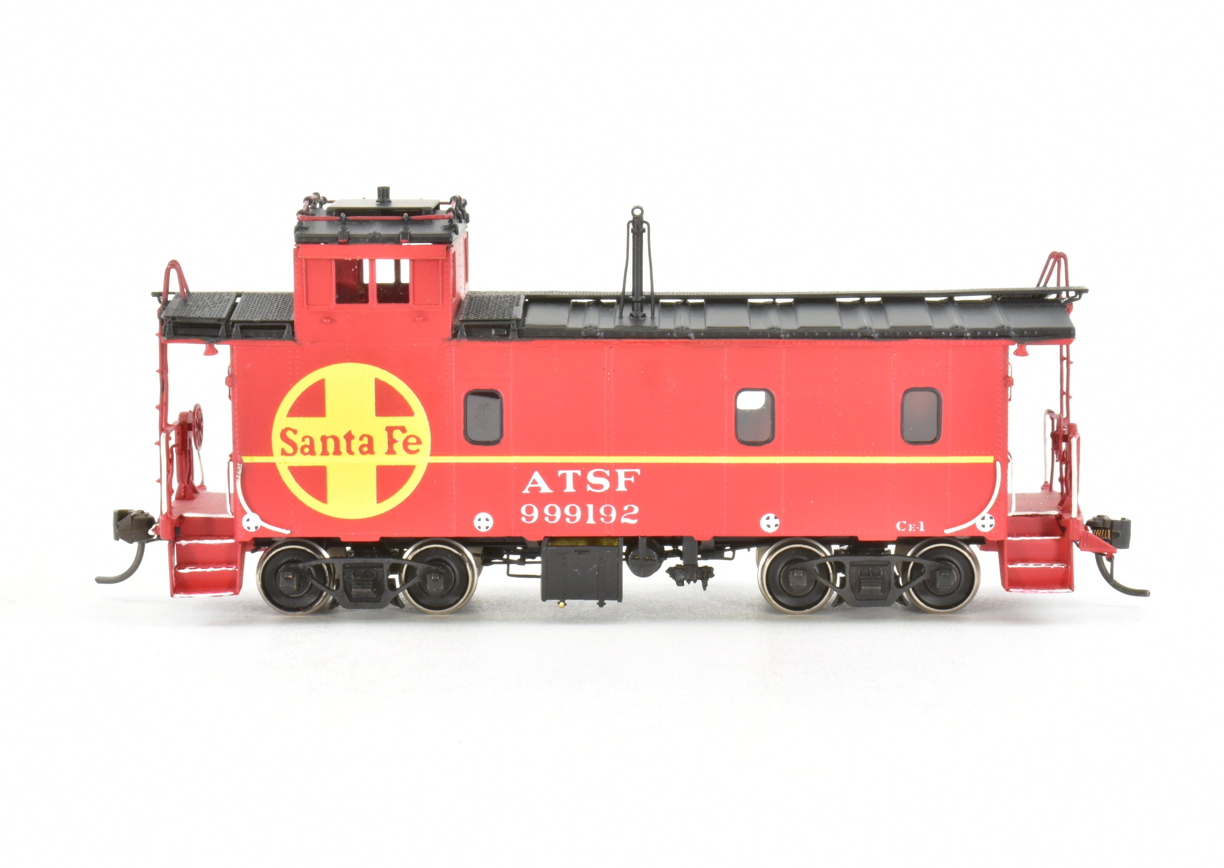 HO Scale Brass CIL Santa Fe Caboose - Challenger Imports AT & SF Class CE - 1 FP Model No. 999192, a Collectible Railroad Item