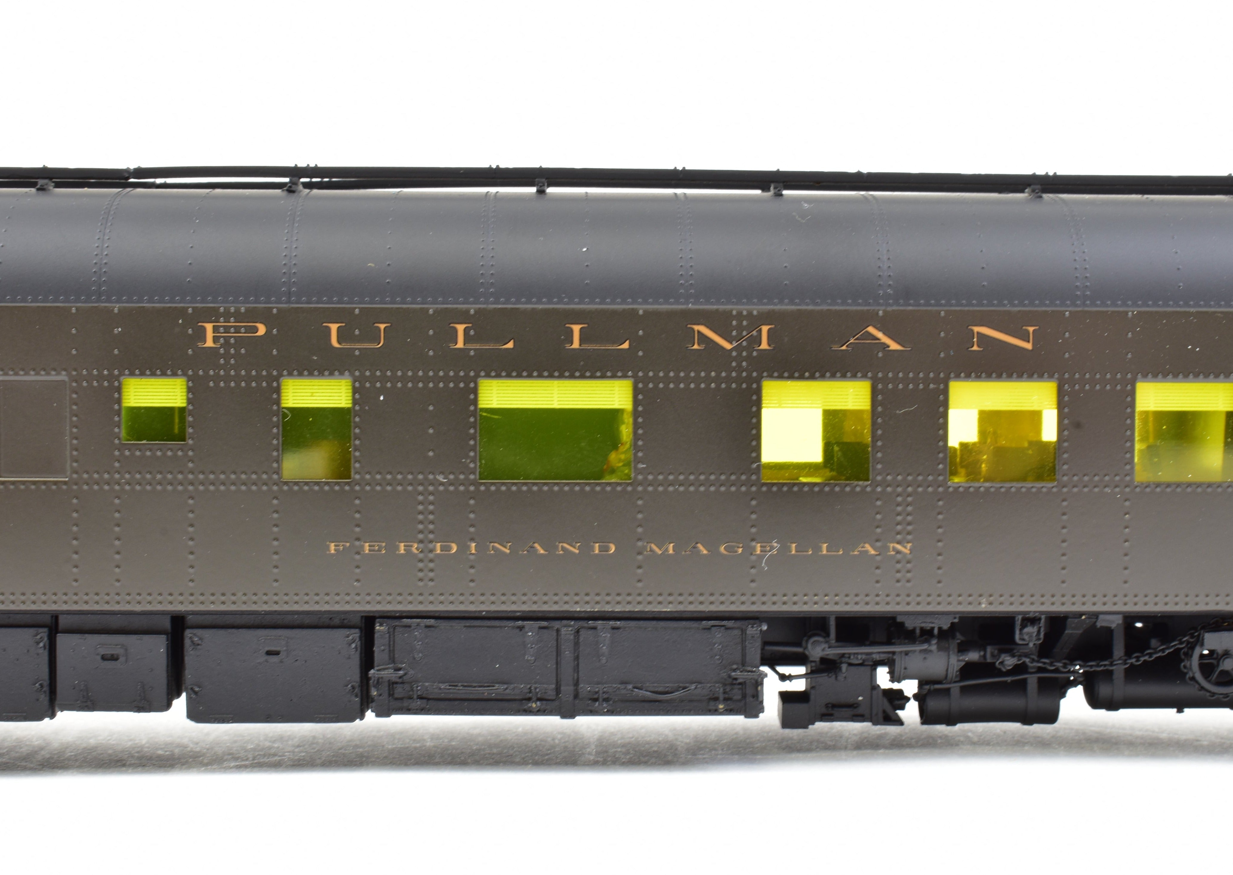 HO Scale Brass Model Pullman USN - 1 Ferdinand Magellan Presidential Car from Overland Models, Inc. Featuring Added Details for Reagan - Era Representation