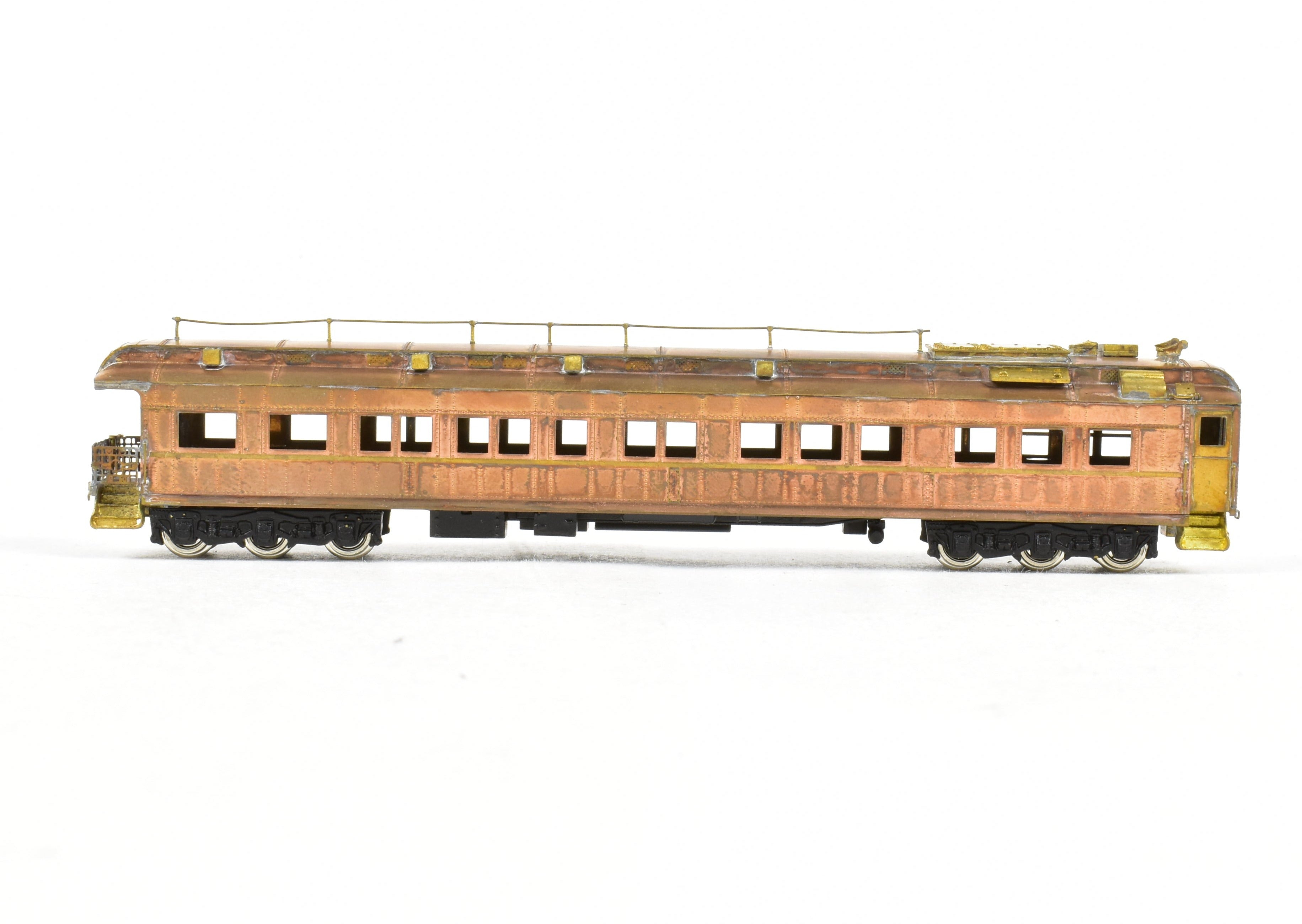 N Scale Brass ATSF - Santa Fe Heavyweight Business Car #9/10, AS-IS Condition