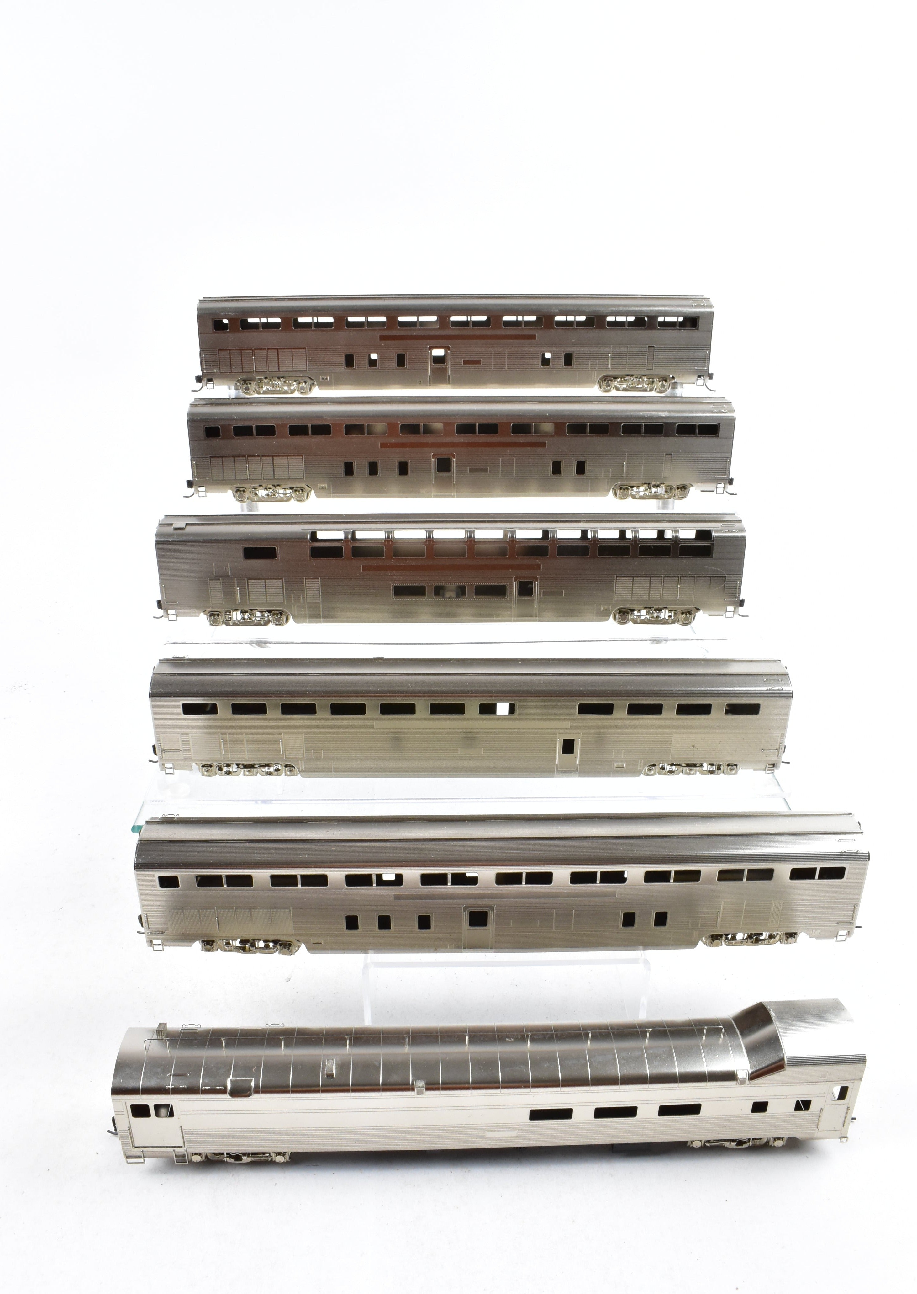 1983 HO Brass Hallmark ATSF Santa Fe High - Level 6 - Car Model Set