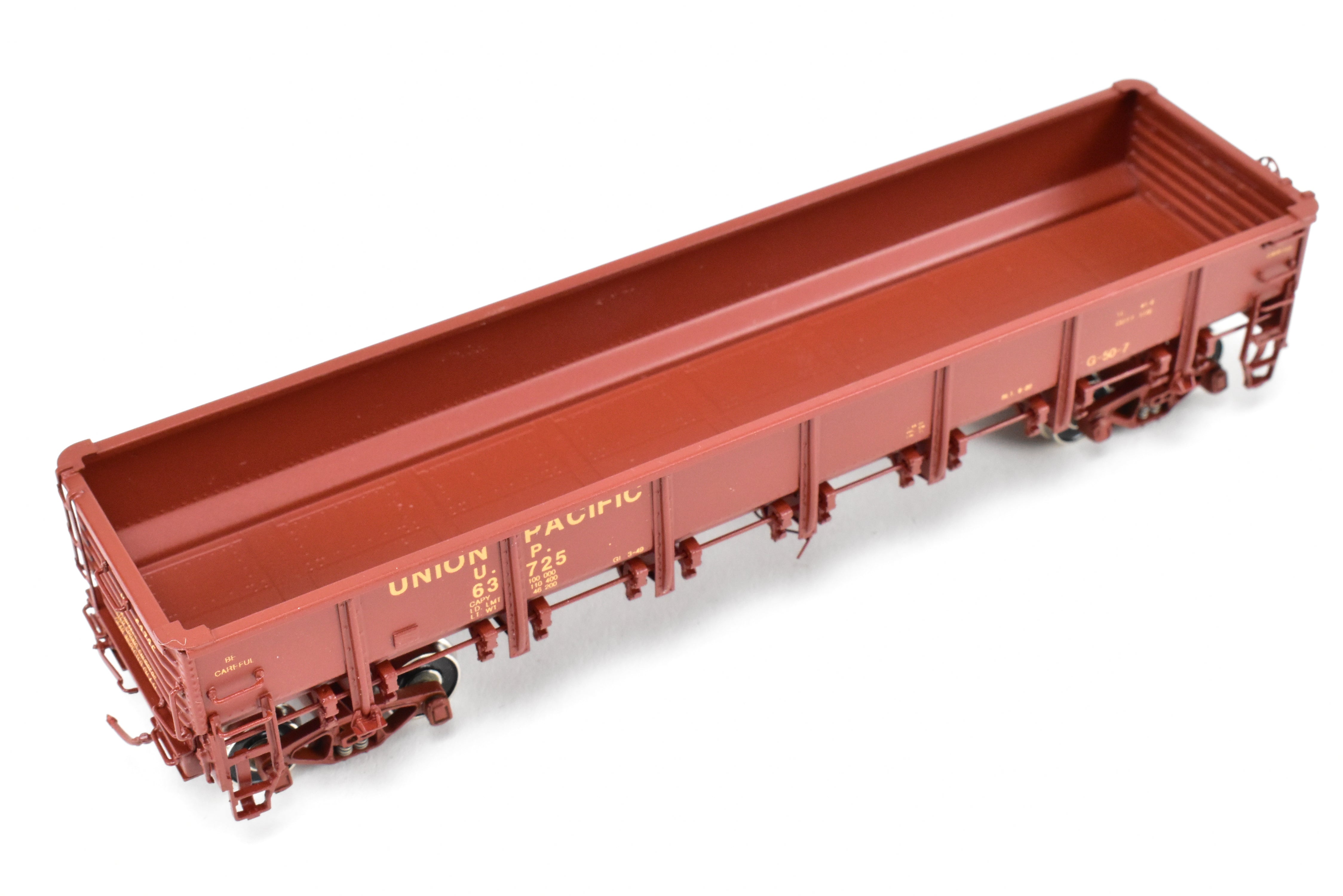 HO Brass CIL - Challenger Imports UP G50 - 7 Drop Bottom Gondola V2 (Rivet Sides) #63725