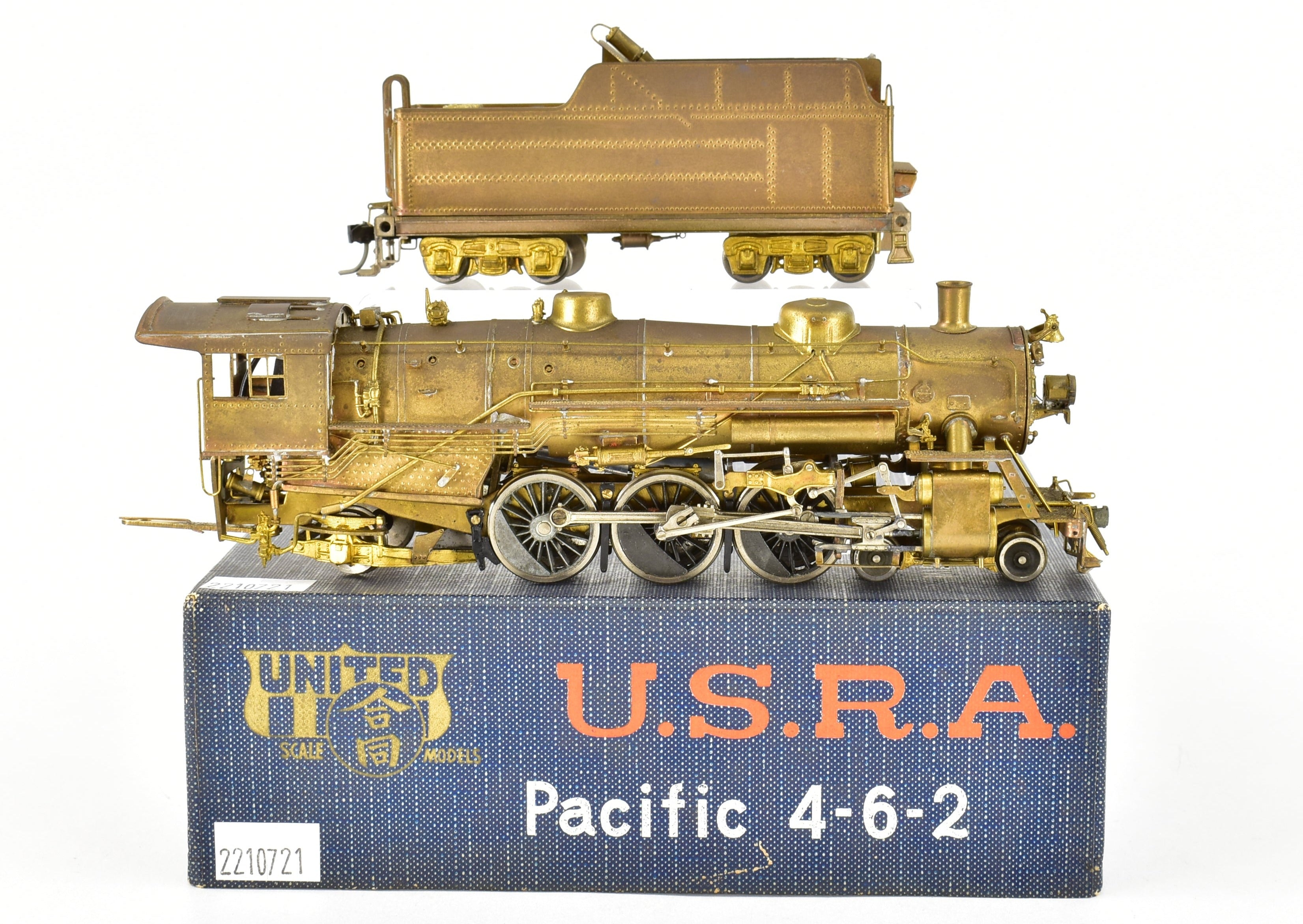 HO Scale Brass PFM USRA 4-6-2 Light Pacific Model for Rail Enthusiasts