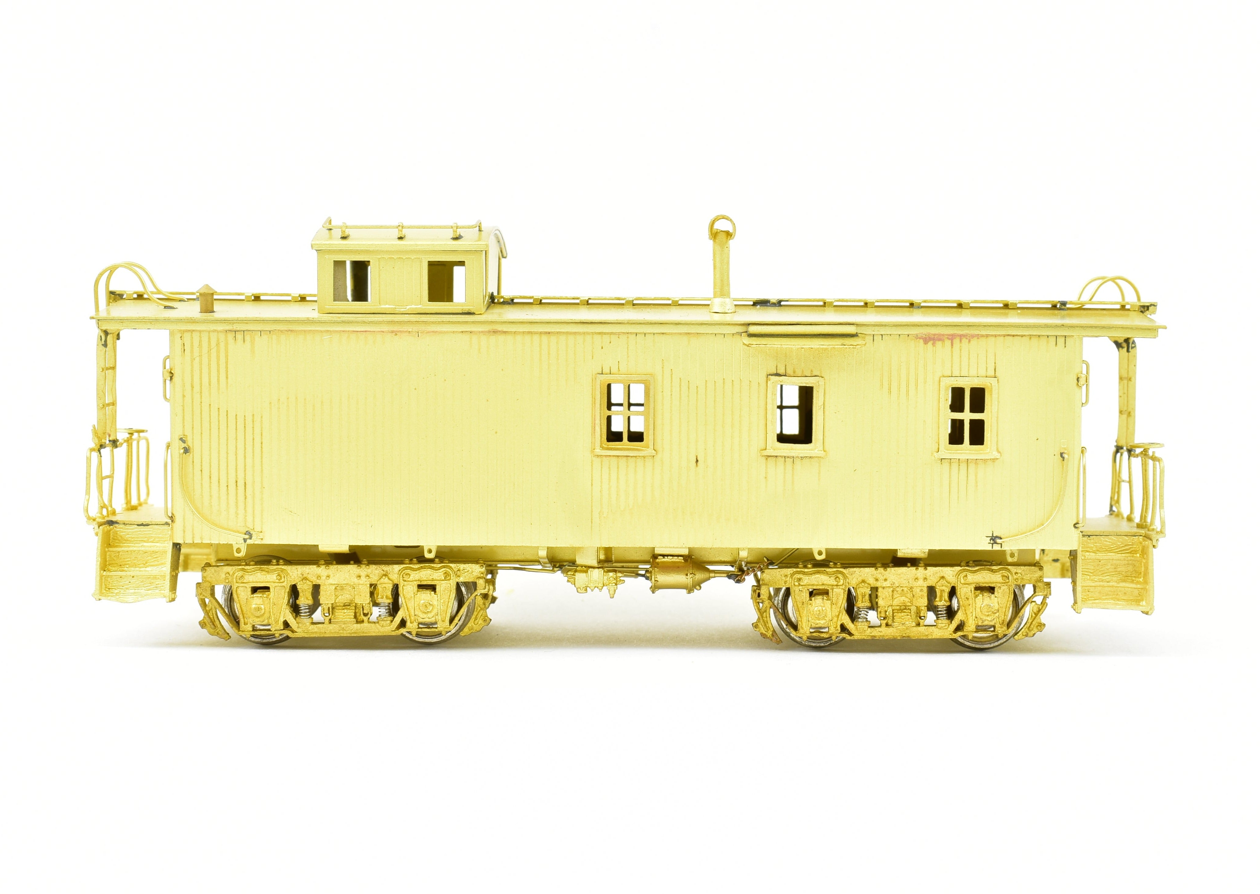 HO Scale Brass Chicago & Northwestern Wood Caboose End Windows by Overland Models, Inc. (OMI) - Ideal for Model Railroading Enthusiasts