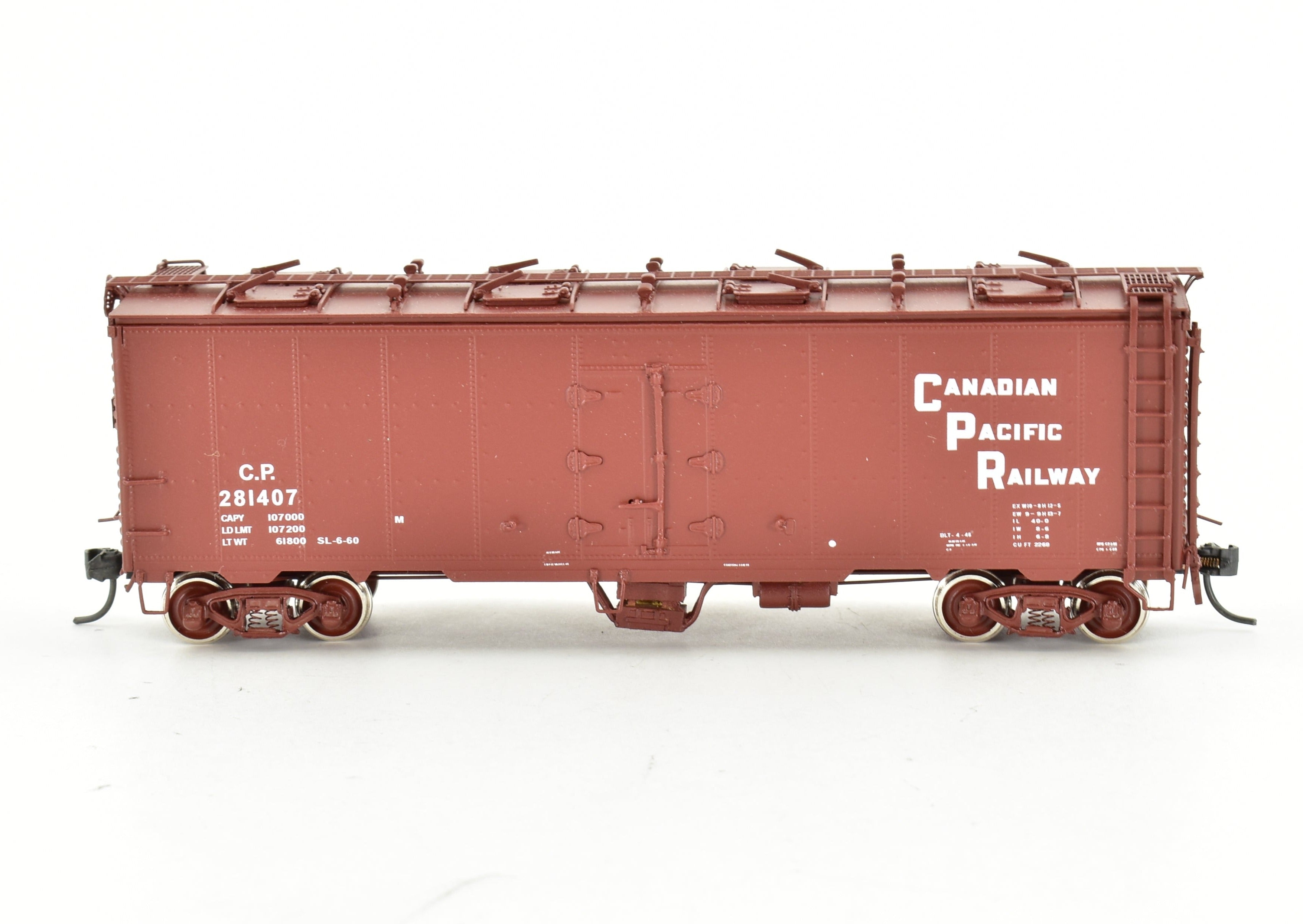 1986 HO Brass PFM - Van Hobbies Canadian Pacific 40 ft Ice Steel Reefer Model