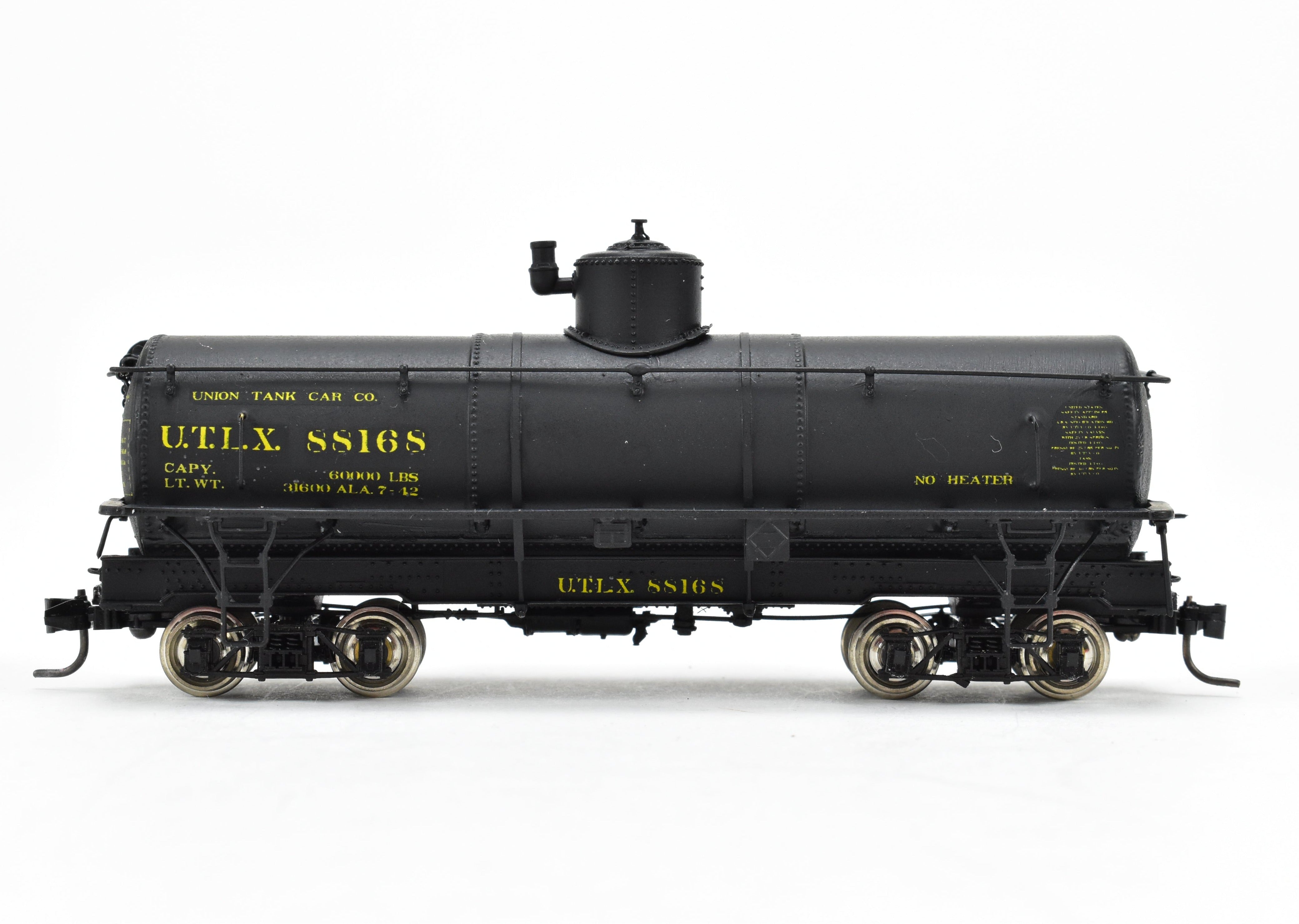 HOn3 Scale Plastic Model PSC - Precision Scale Co. UTLX 88168 Narrow Frame Tank Car, Assembled and Professionally Custom Painted
