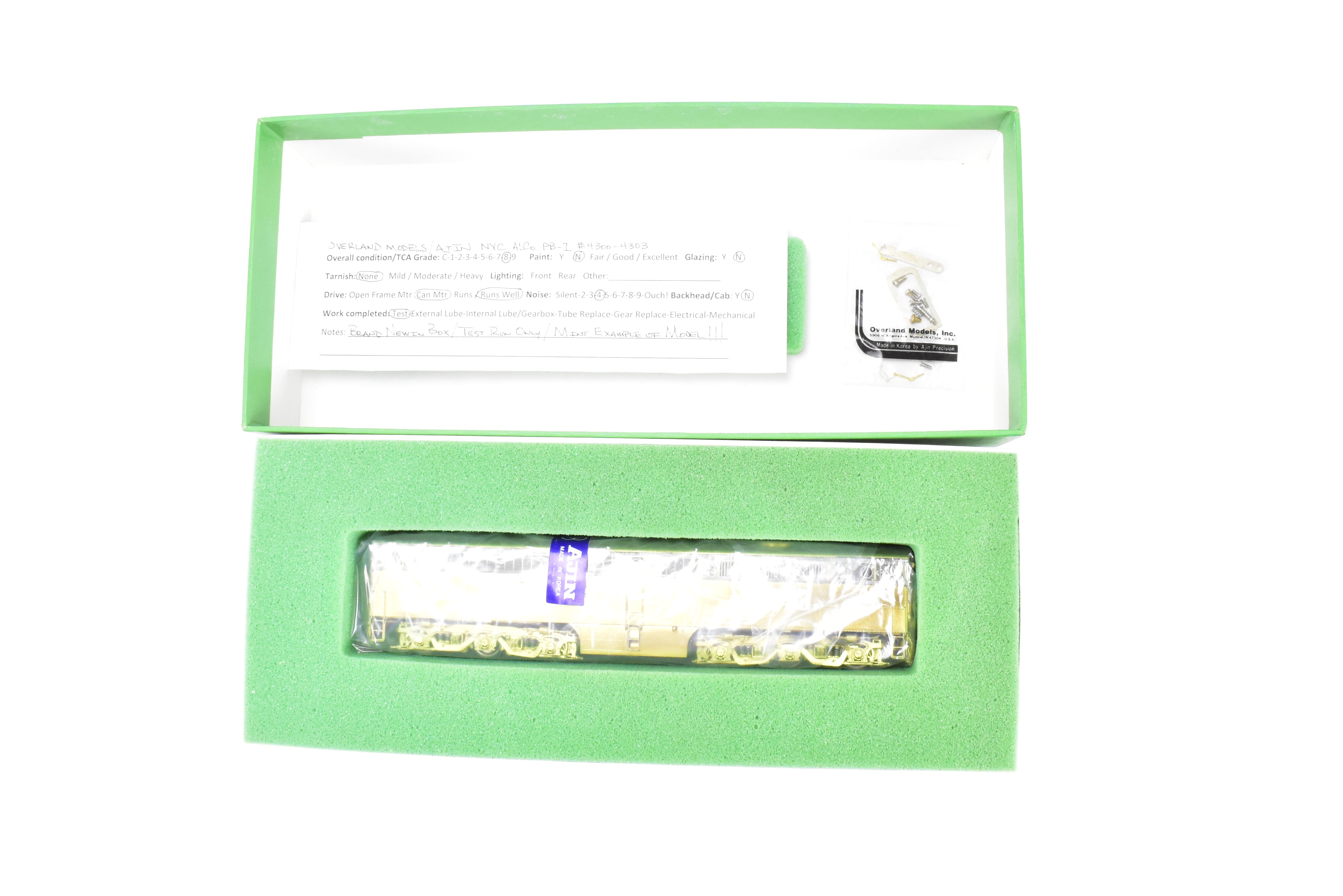 HO Brass NYC - New York Central ALCO PB - 1 Nos. 4300 - 4303 by Overland Models