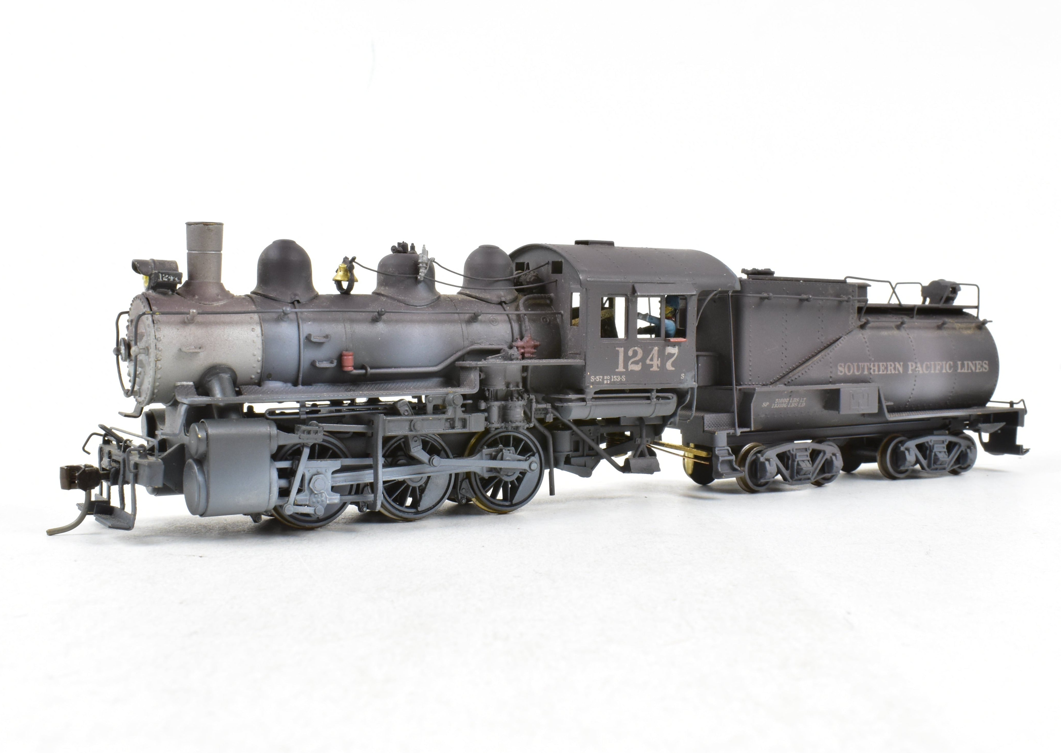 HO Scale Brass Balboa Model Train - Southern Pacific S - 12 0 - 6 - 0 Switcher with Custom Painted Finish