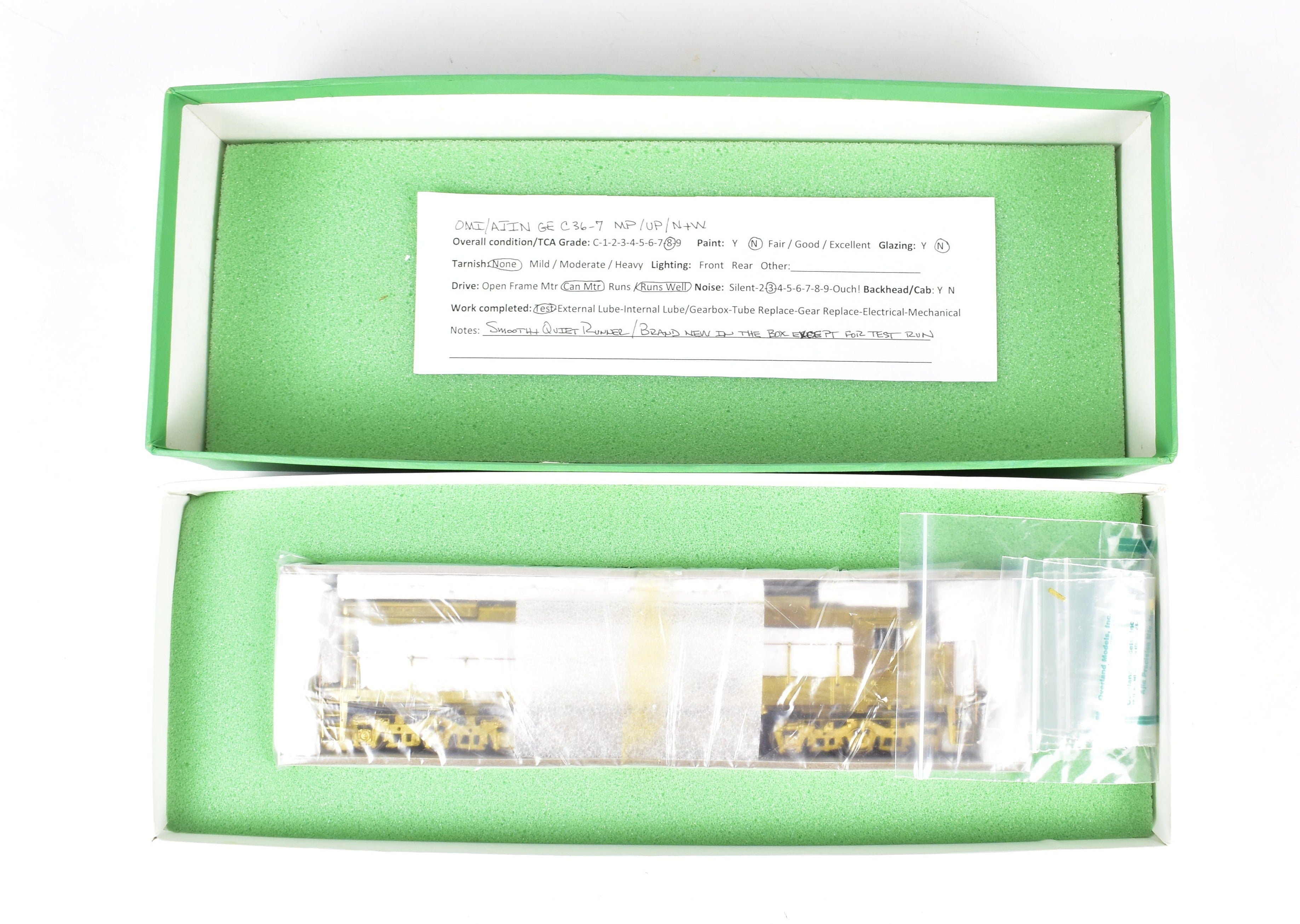 HO Brass GE C36 - 7 Models by Overland for Missouri Pacific and Norfolk & Western
