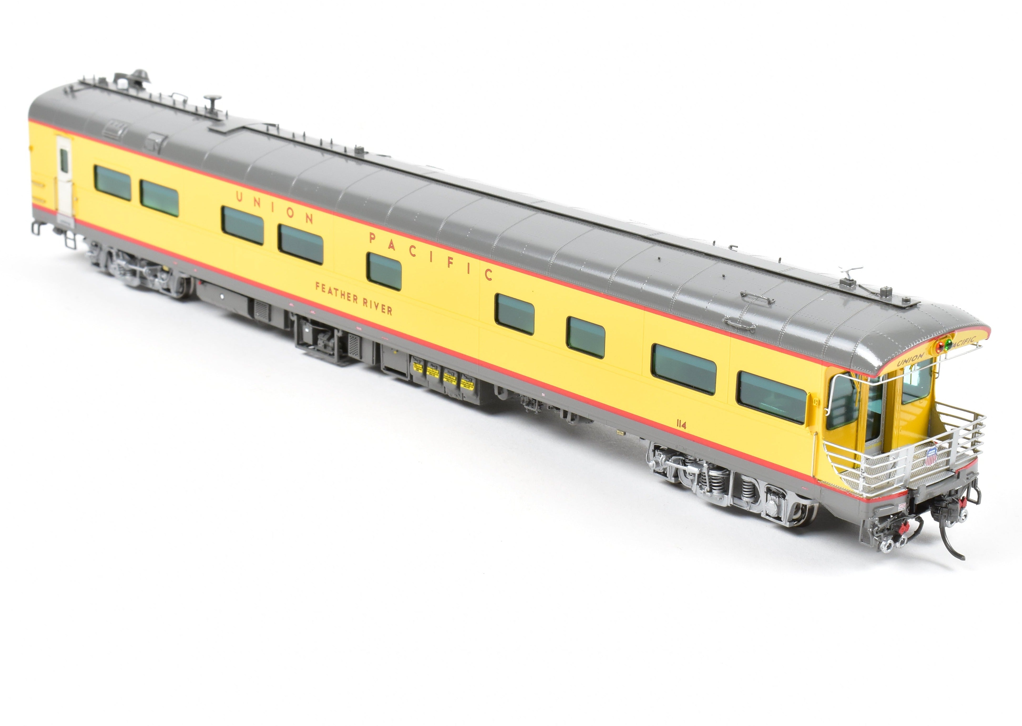 HO Scale Brass Model Railroad Business Car - Overland Models, Inc. Union Pacific Feather River FP No. 114