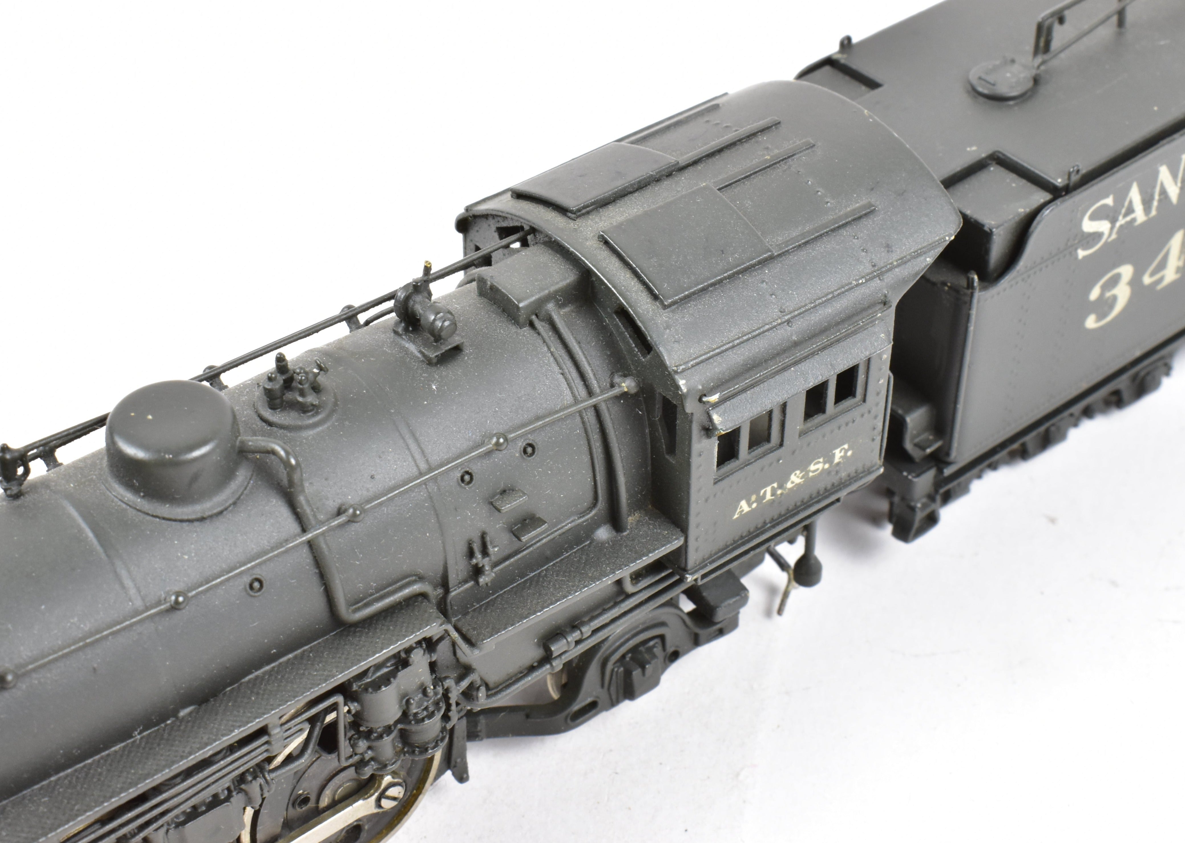 HO Scale Brass Balboa ATSF Santa Fe 3400 Class 4-6-2 Pacific Locomotive CP #3437