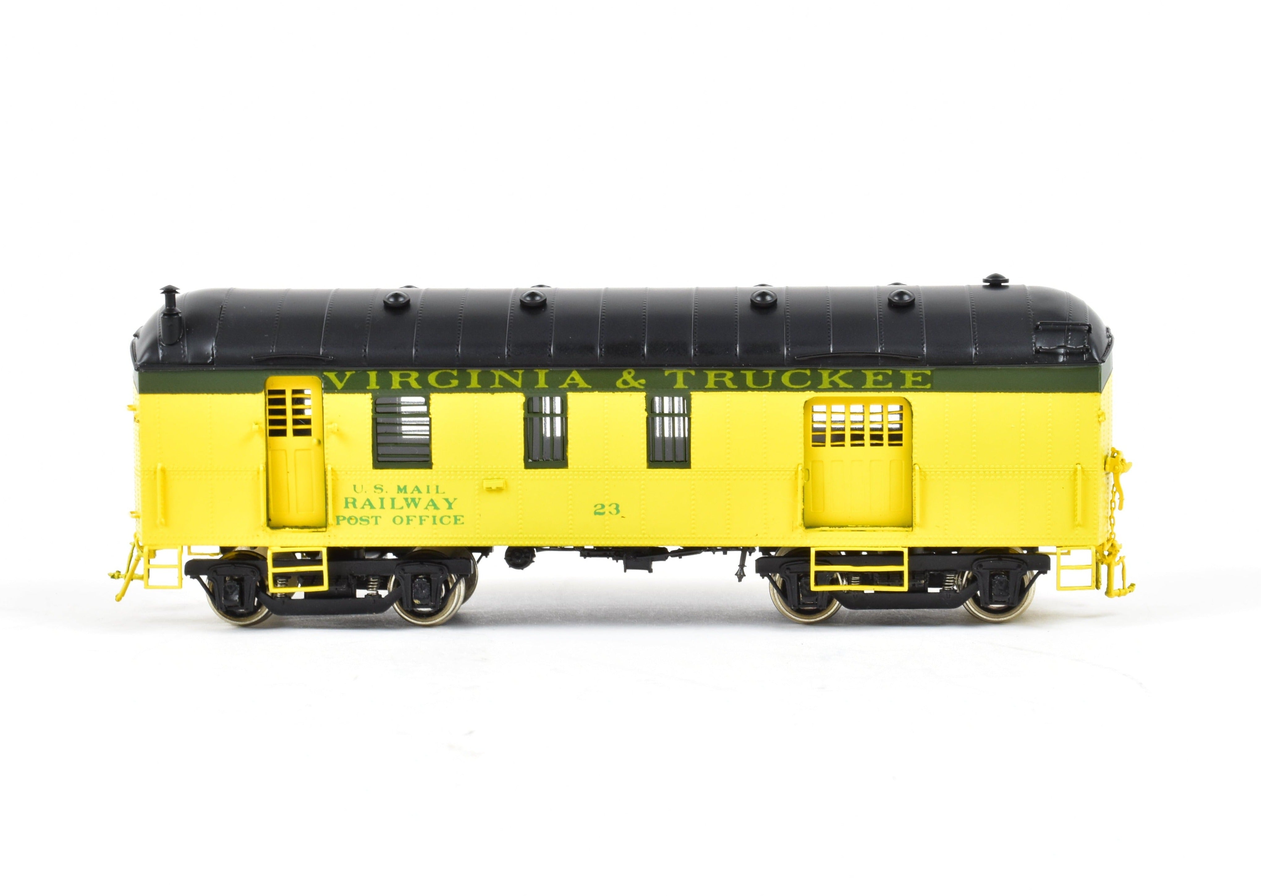 HO Scale Brass Precision Scale Co. Model of Virginia & Truckee 40-Foot RPO/Baggage Car, Class 40-BP-15 FP
