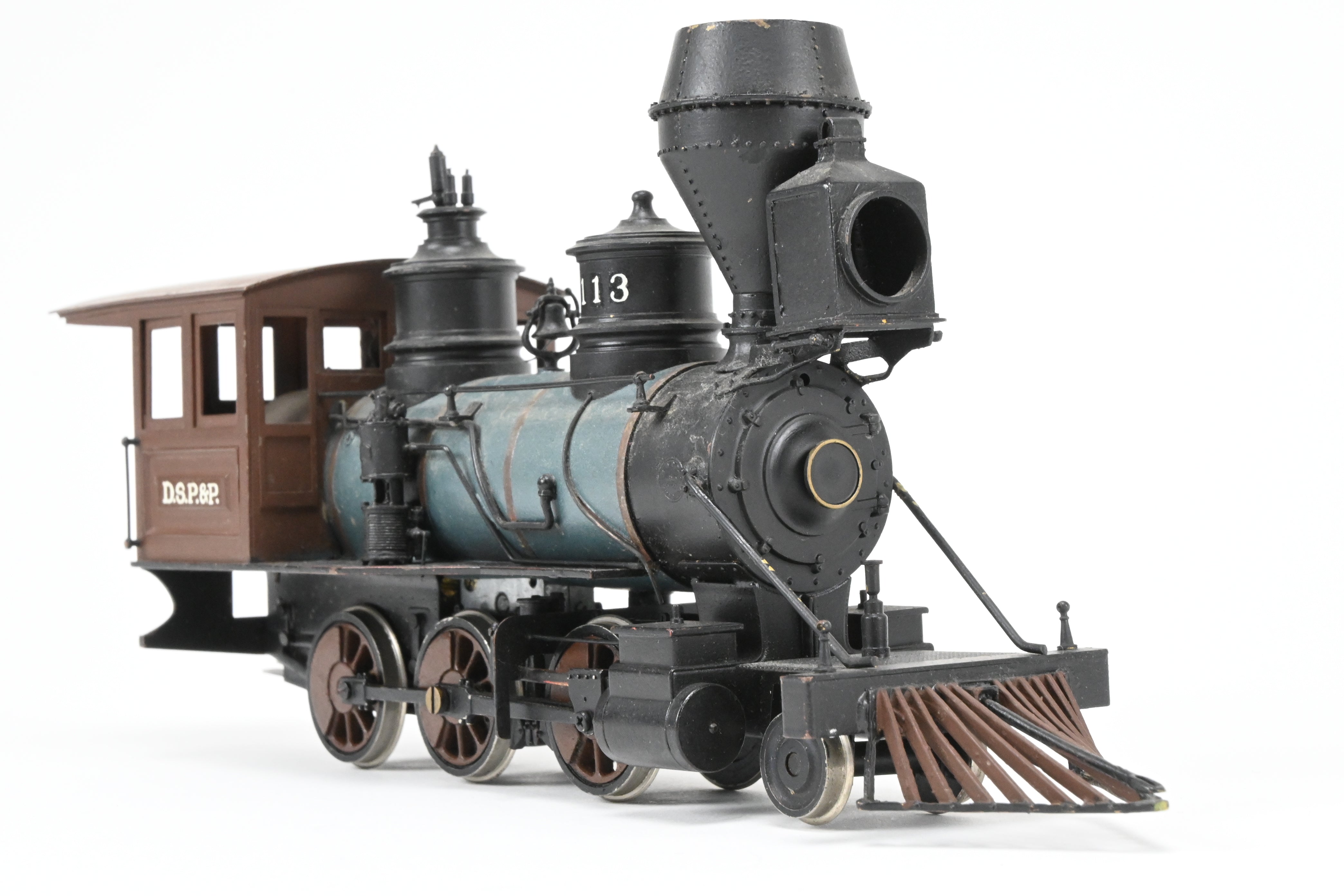 Upgraded Brass Balboa 2-6-0 Cook CP #113 Model with Can Motor