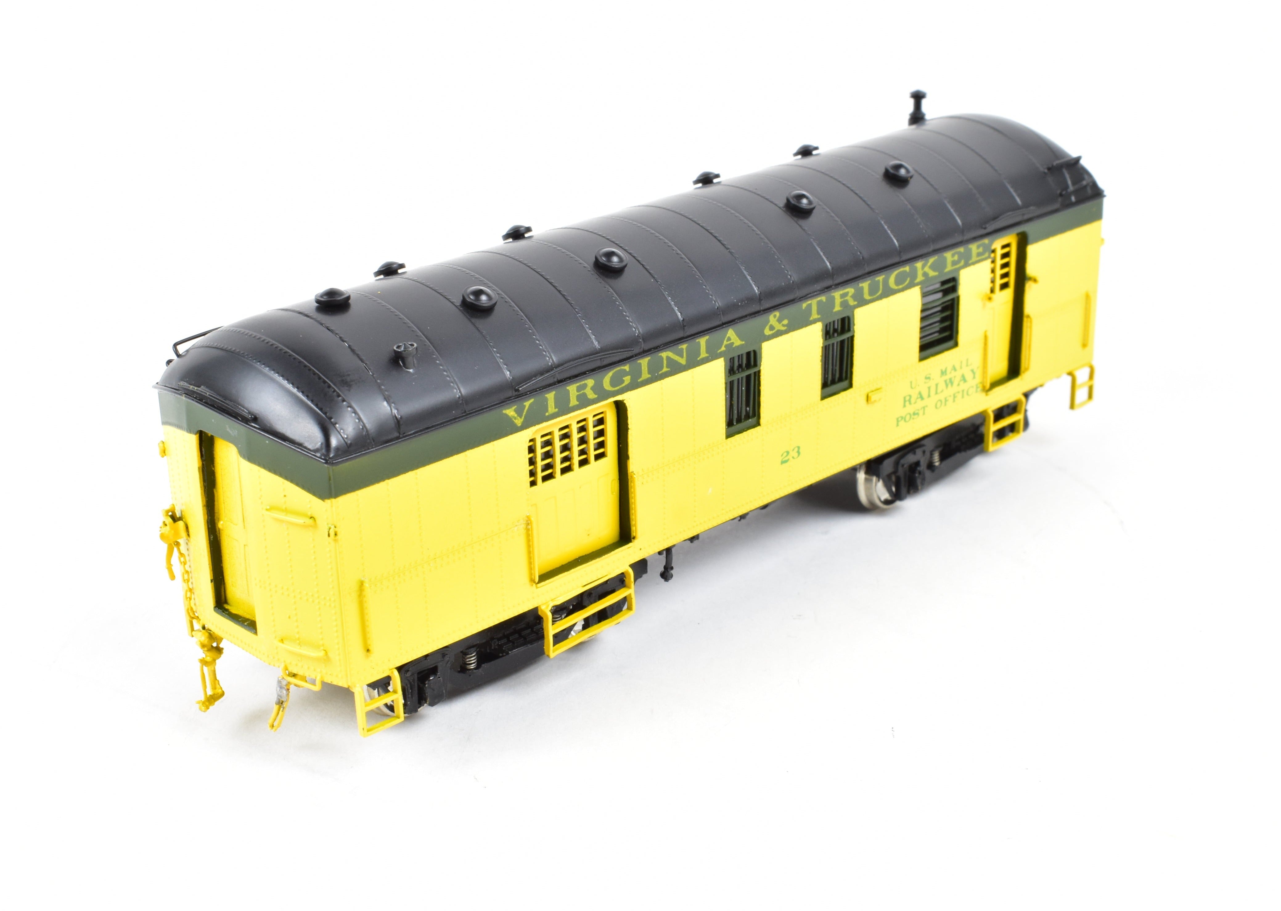 HO Scale Brass Precision Scale Co. Model of Virginia & Truckee 40-Foot RPO/Baggage Car, Class 40-BP-15 FP