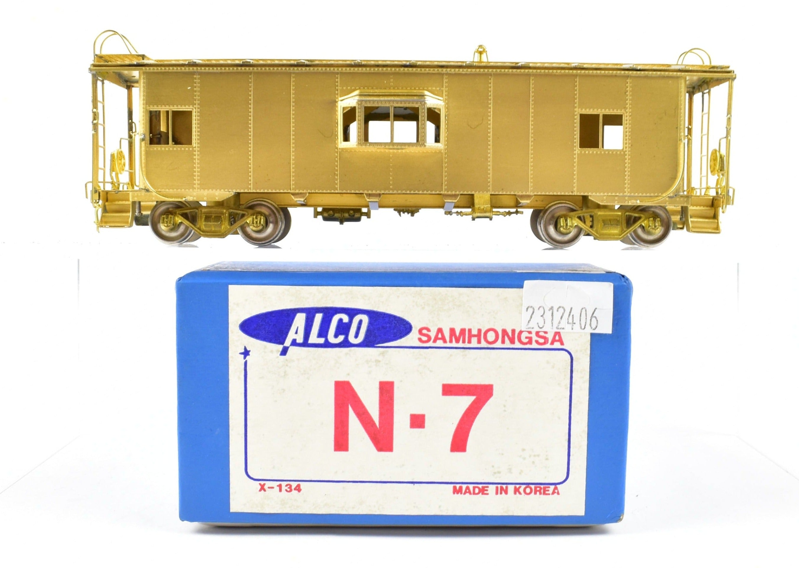 HO Scale Brass Alco Models NYC New York Central N - 7 Bay Window Caboose