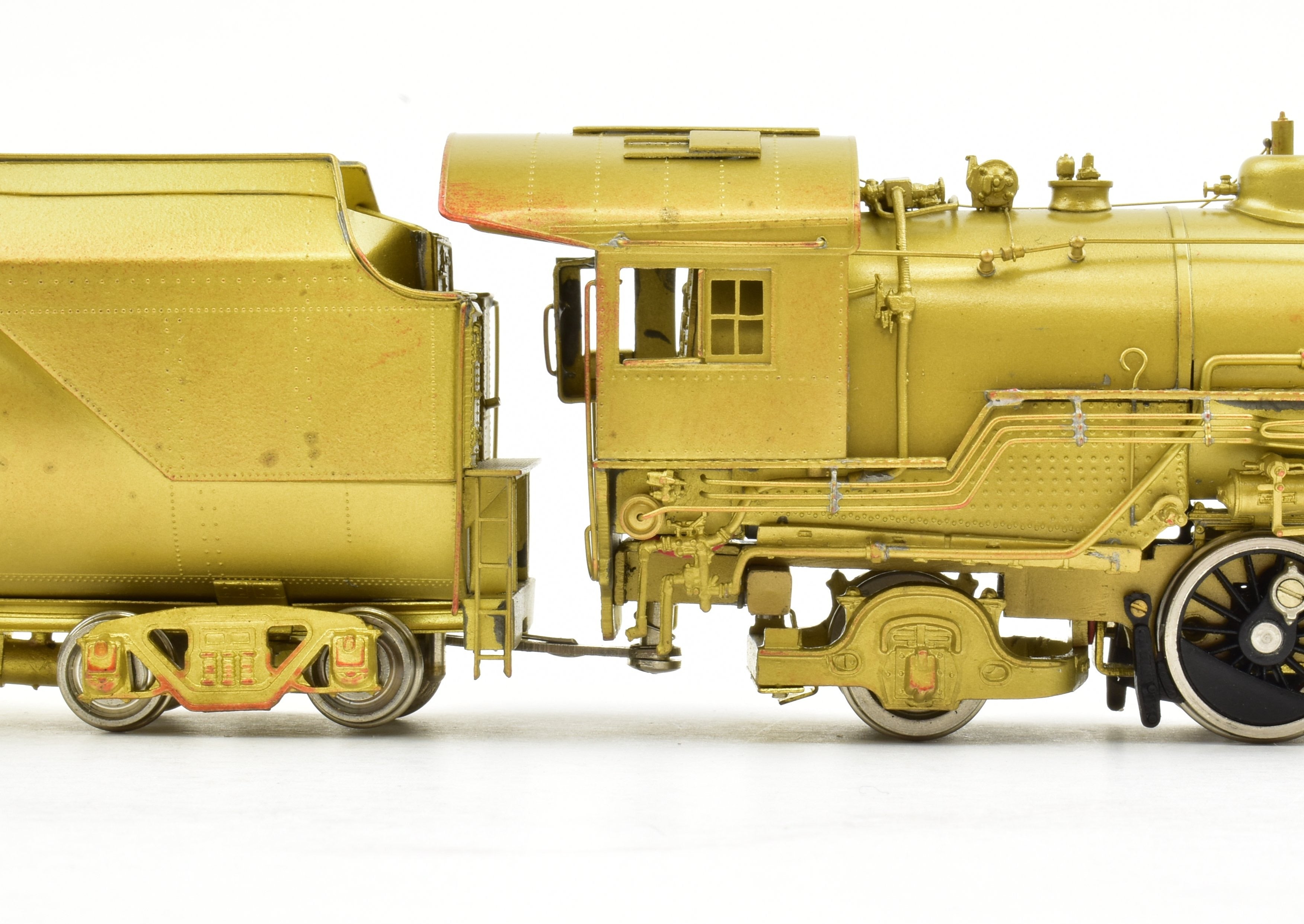 HO Scale Brass Model Train - Westside Model Co. Baltimore & Ohio Q - 4b 2 - 8 - 2 Mikado Steam Locomotive With Auxiliary Tender
