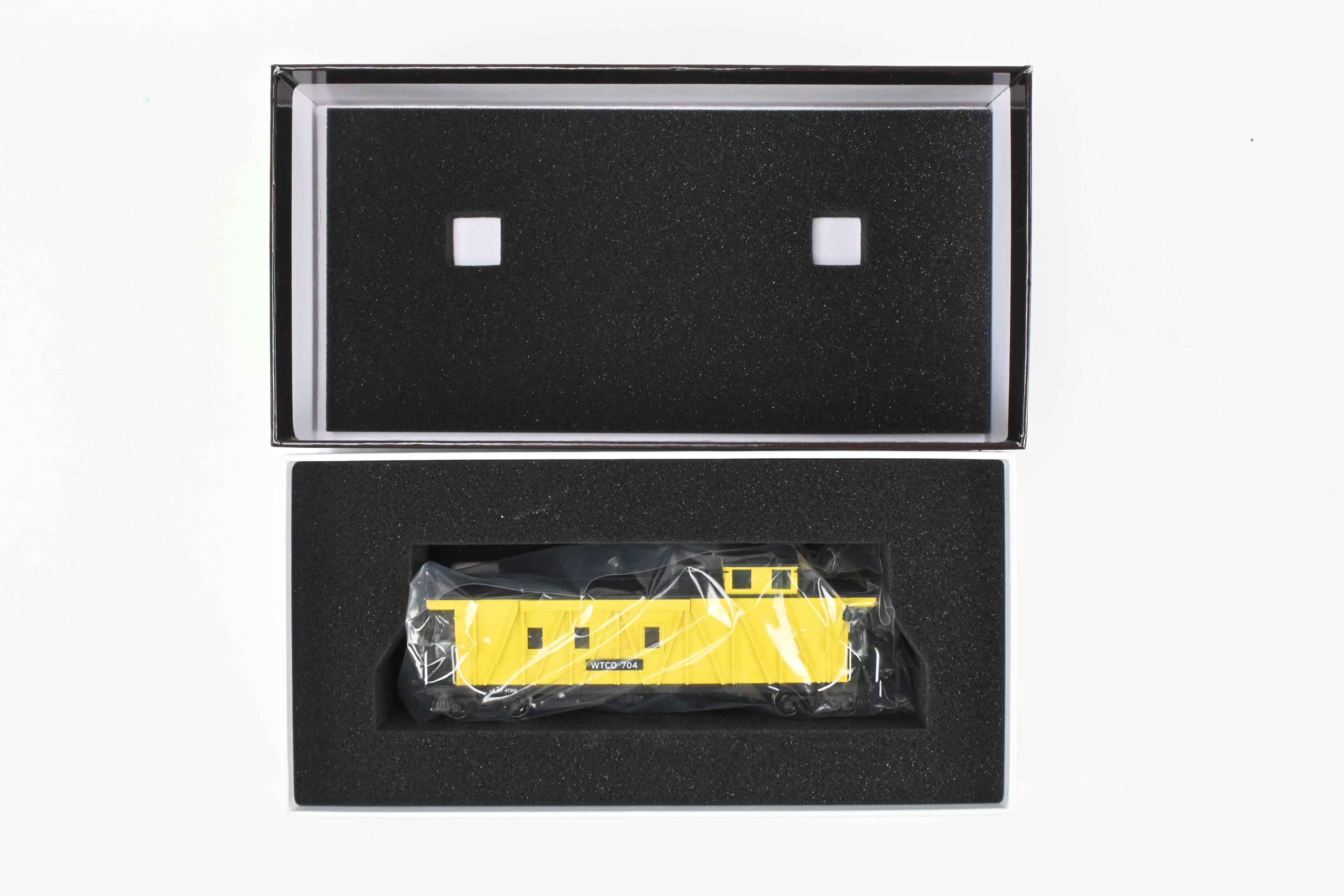 High - Quality HO Scale New Brass North Bank Line (NBL) and Western Pacific (WP) Caboose #612 with Recessed Ends and FP Brown Finish, Ideal for Model Train Enthusiasts