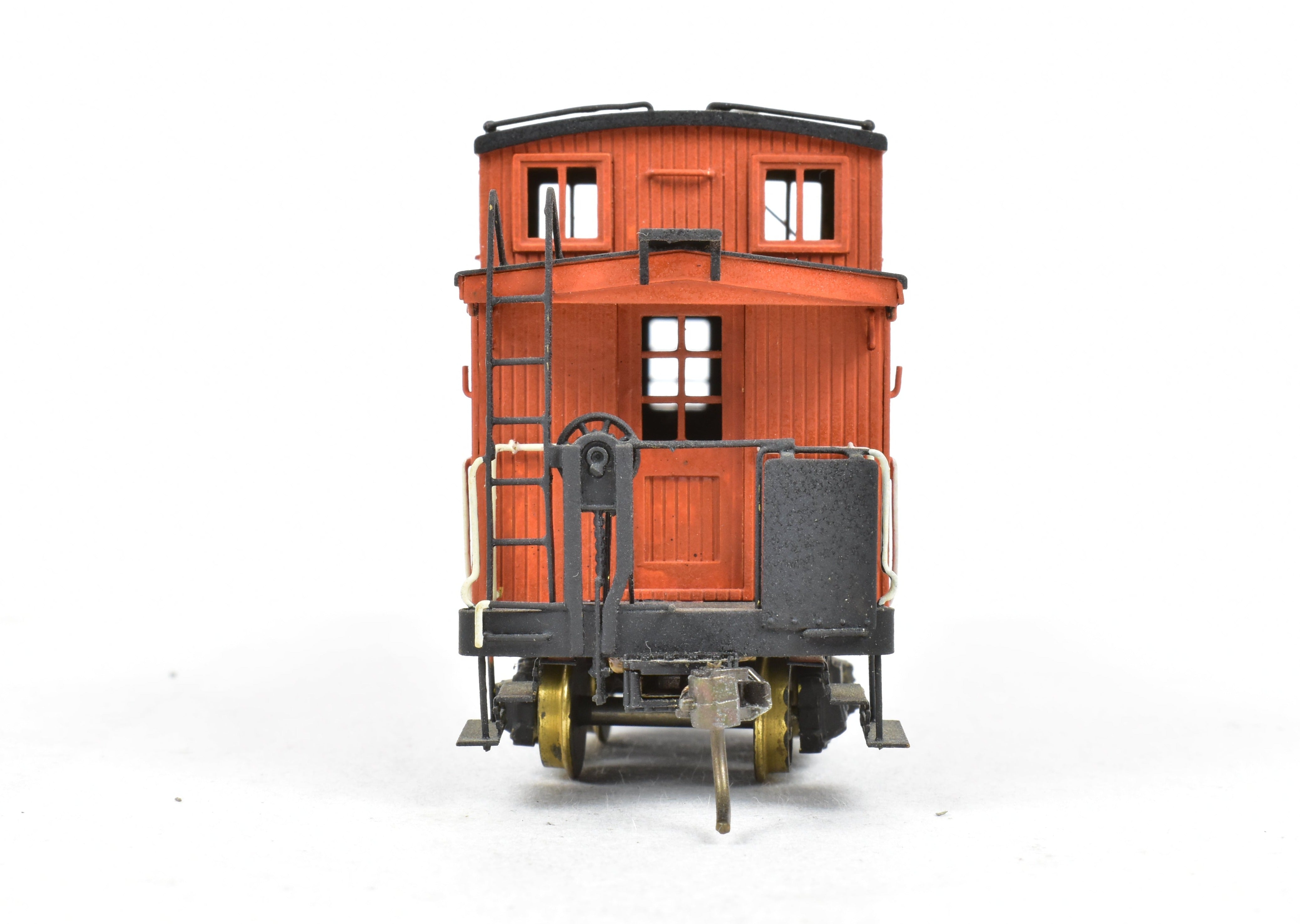 Custom Painted HO Brass PFM Canadian National Railway Wood Caboose #78391 by Van Hobbies