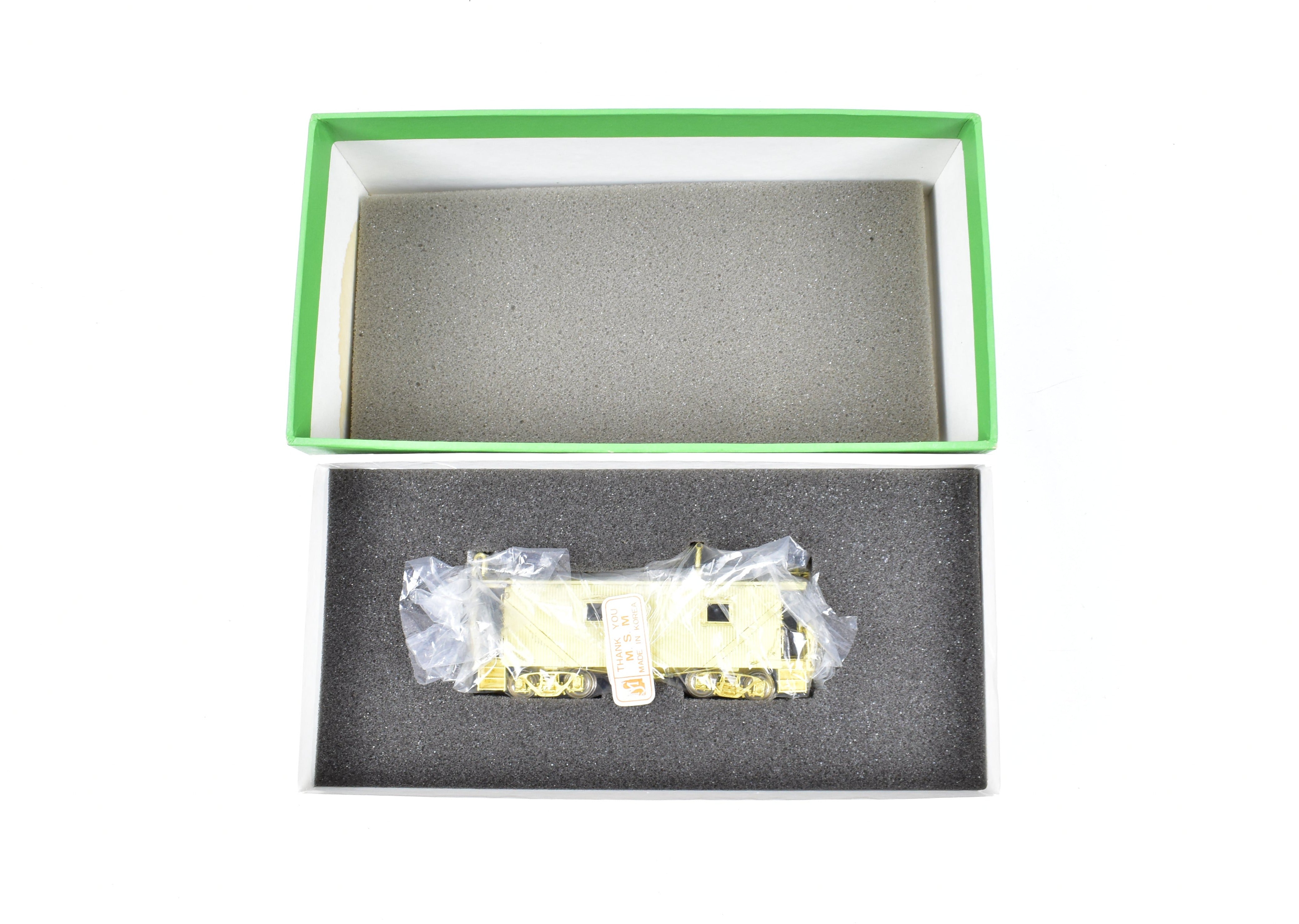 HO Scale Brass OMI - Overland Models, Inc. Delaware & Hudson (D&H) Wood Sheath Transfer Caboose without Cupola Model Train