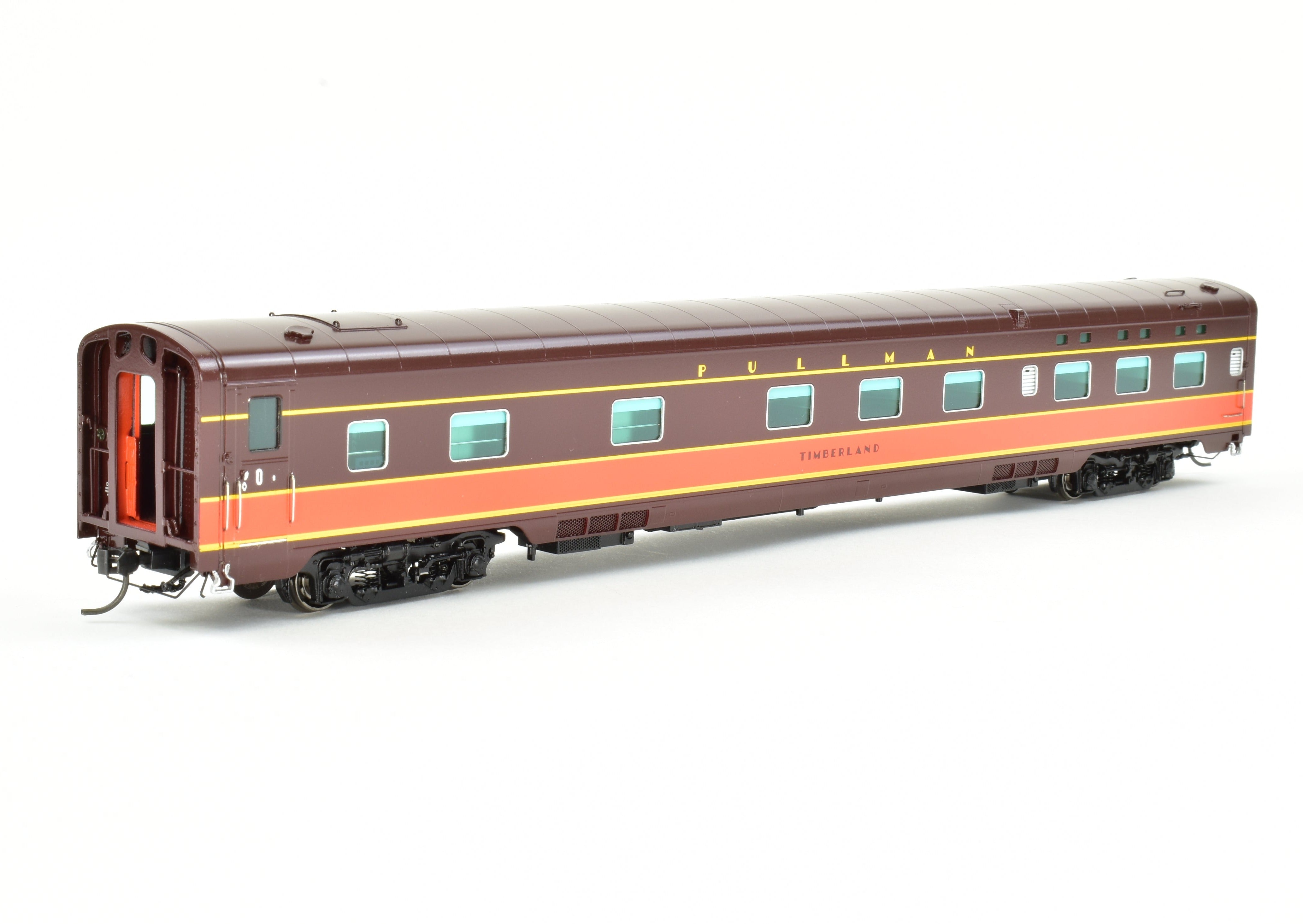 HO Scale Brass Model Train Set - Railway Classics Illinois Central 1942 Panama Limited 10-Car Set with EMD E6 AA Set F/P, Featuring ESU DCC & Sound System