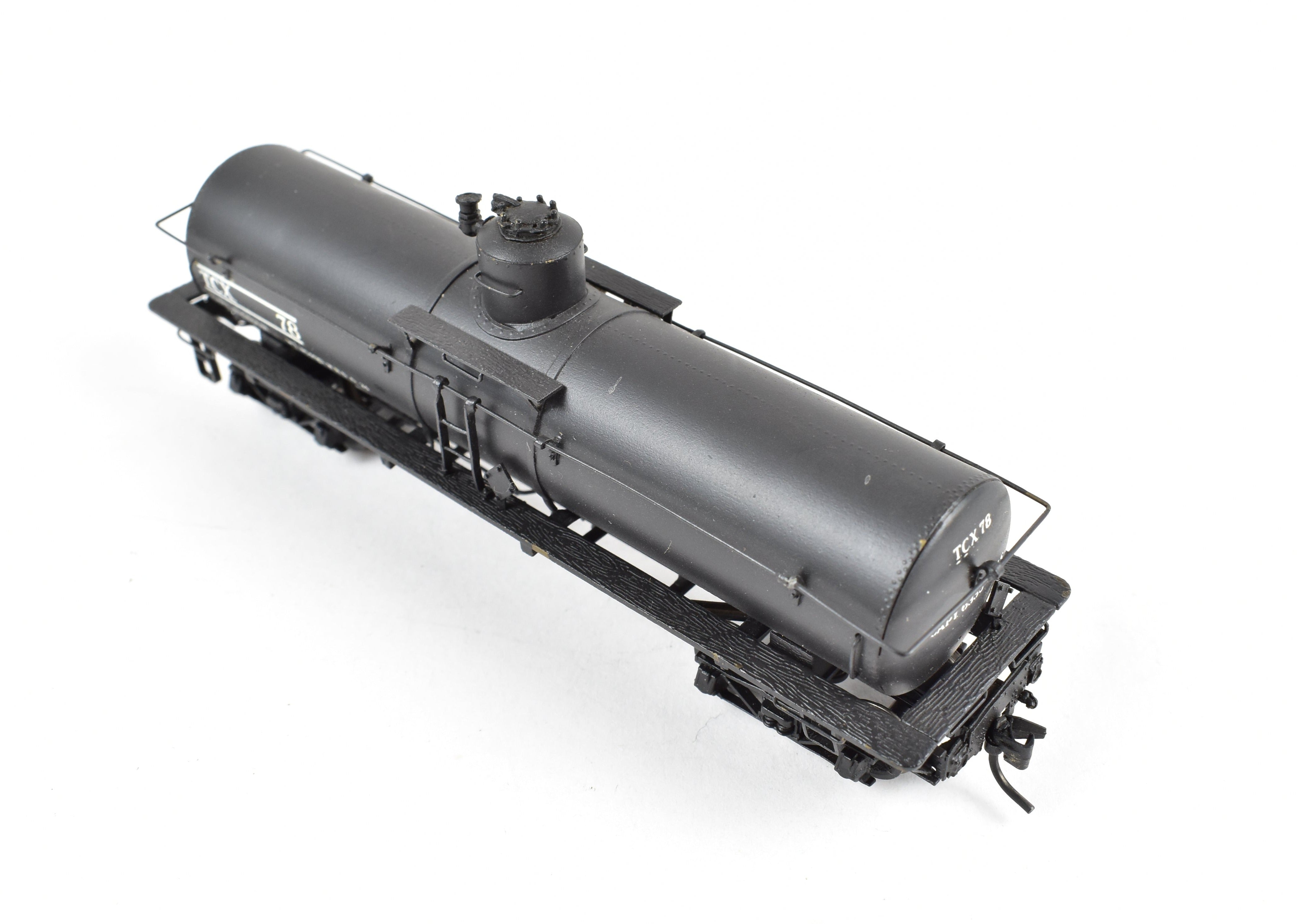 HOn3 Precision Scale Co. Brass TCX - Texaco Single Dome Tank Car TCX 76