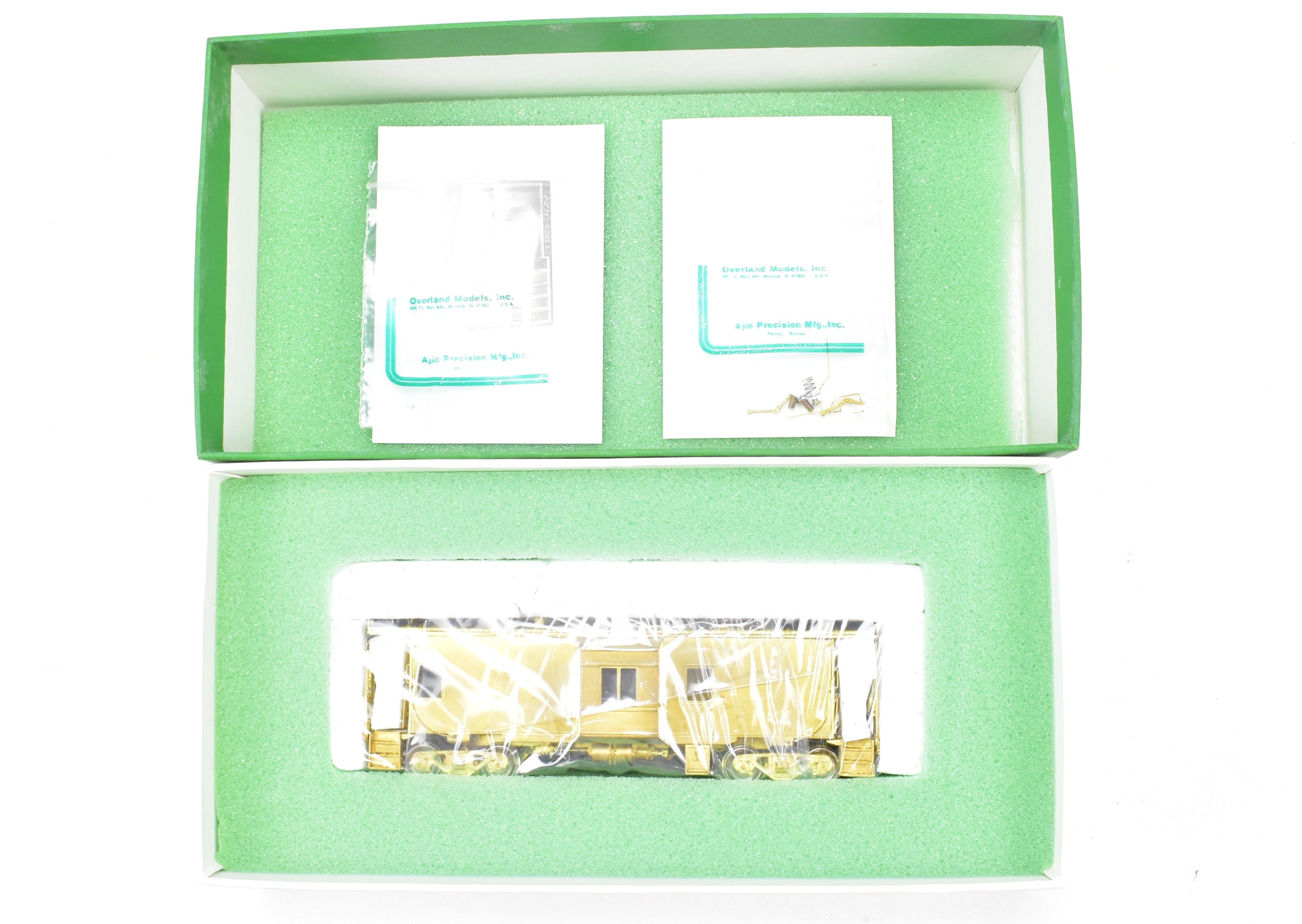 HO Scale Brass Western Pacific Steel Bay Window Caboose with Roof Walk #426 - 460 Early Version by Overland Models, Inc. (OMI)