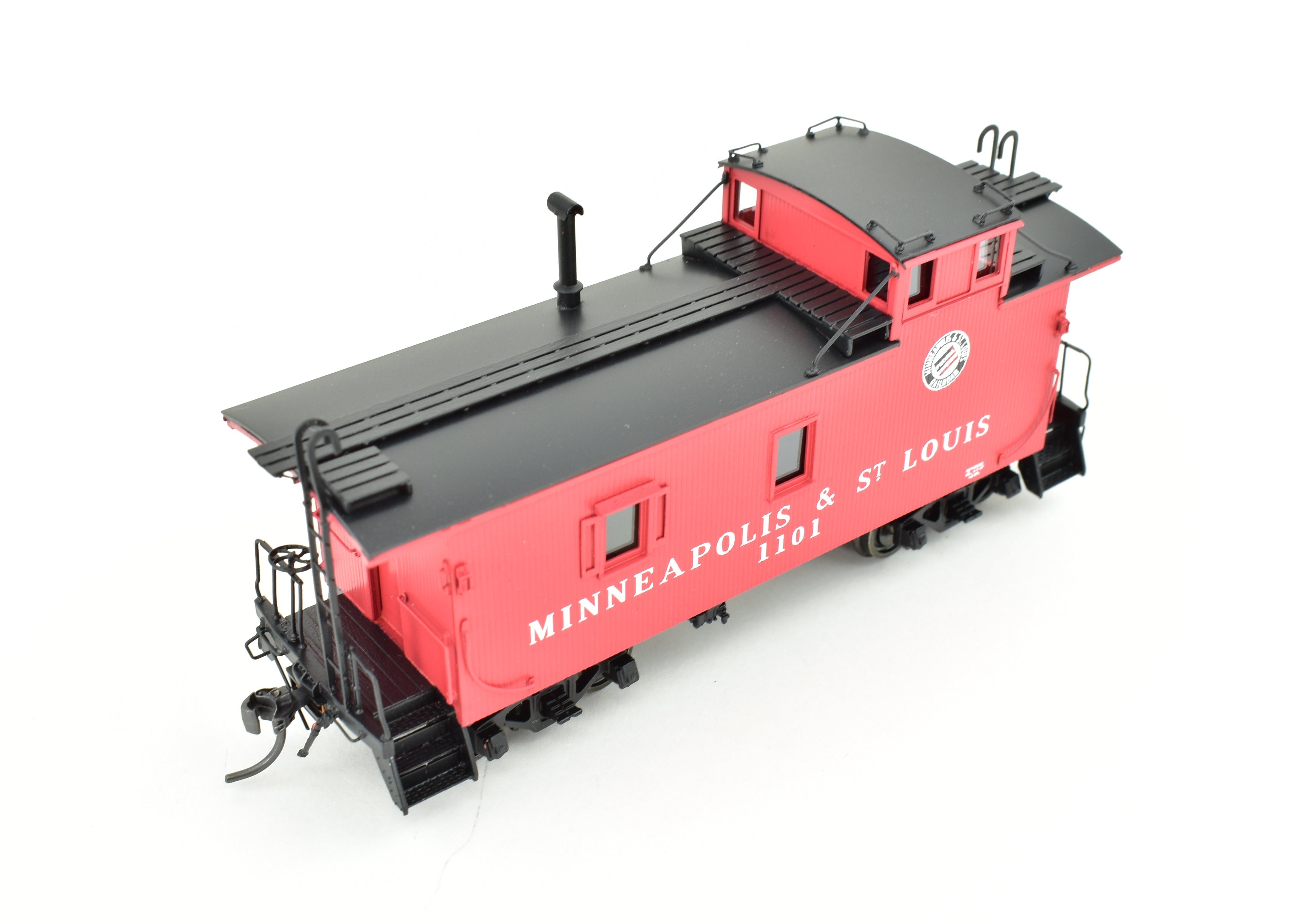 HO Scale Brass Minneapolis & St Louis Wood Cupola Caboose FP Model DVP