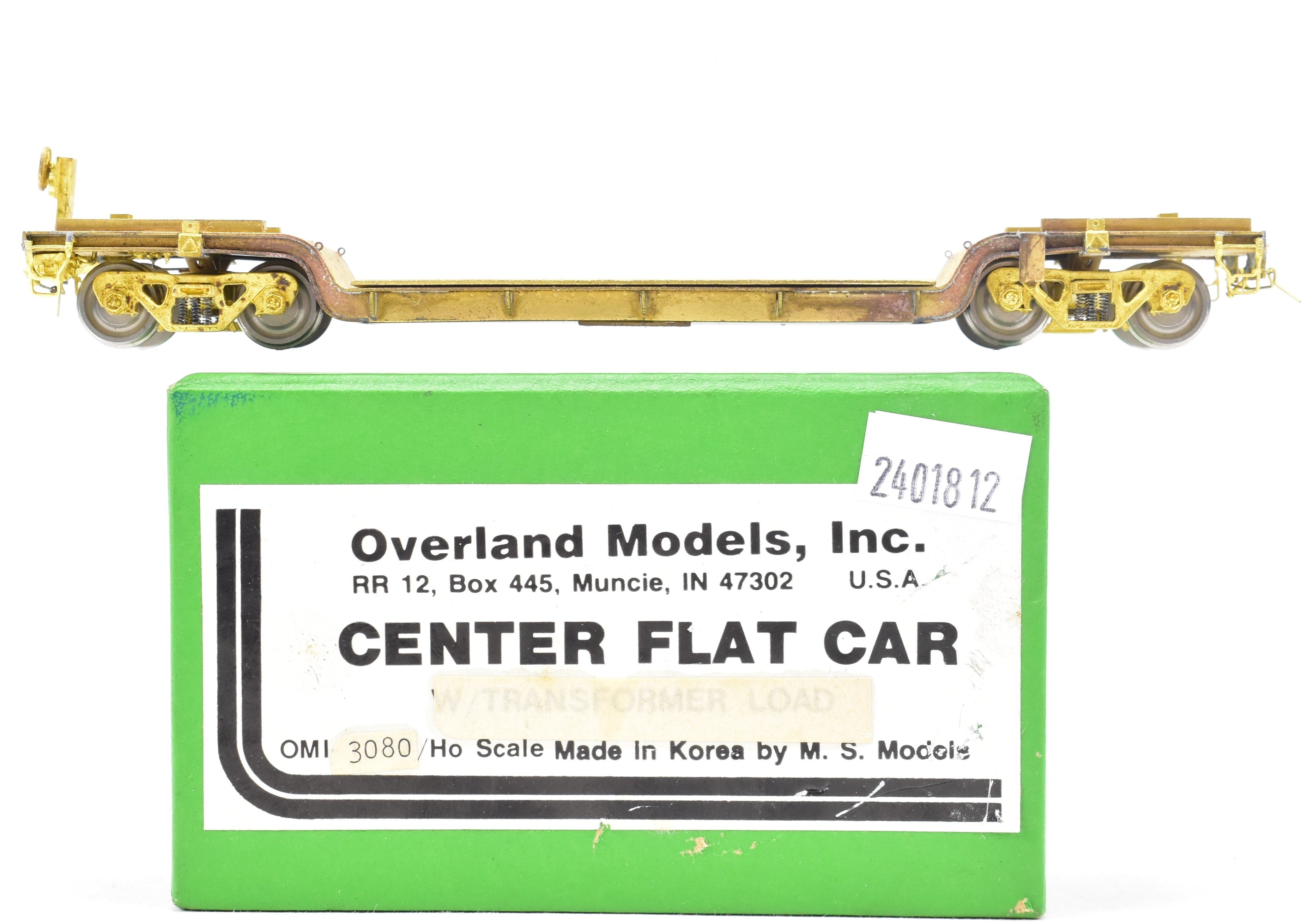 HO Brass 45' Depressed Center Flat Car by OMI - Various Roads