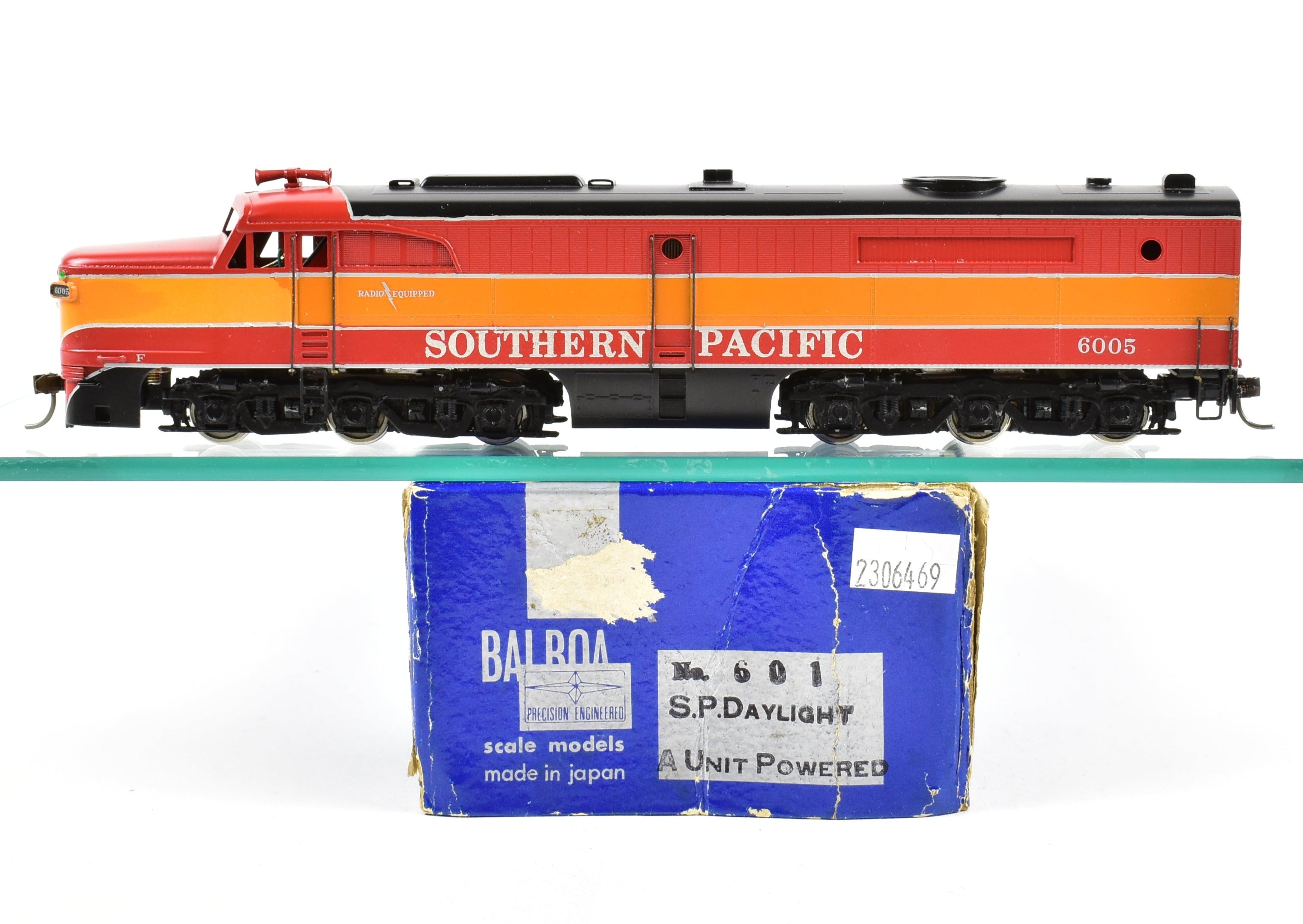HO Scale Brass Balboa SP - Southern Pacific Daylight PA-1 6005 Factory Painted Model