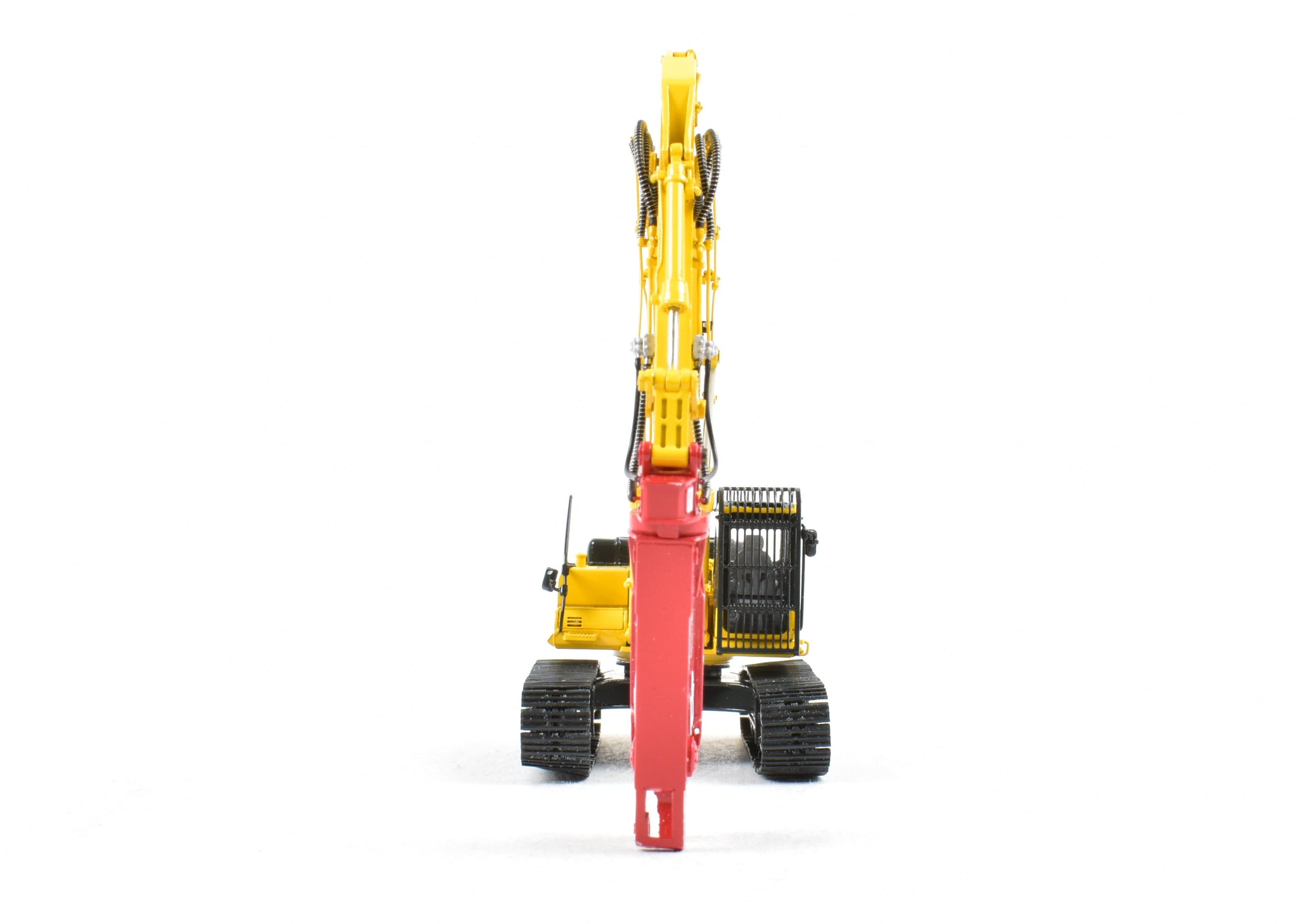 High - Quality HO Scale Brass Construction Model - Classic Mint Collectibles Komatsu PC400LC - 7 Excavator with LaBounty MSD 2000R Shear for Fine Collecting