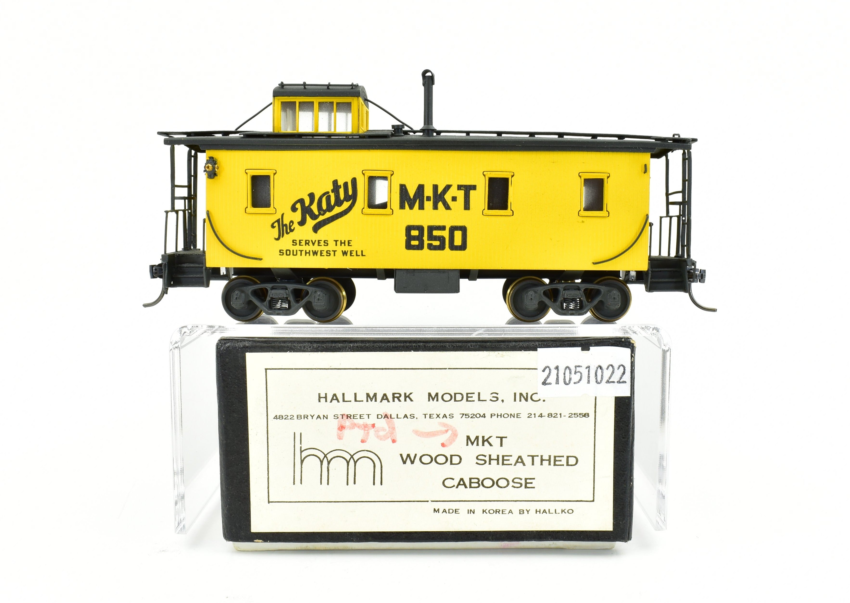 HO Scale Brass Hallmark Models Missouri Kansas Texas Katy Wood-Sheathed Caboose CP