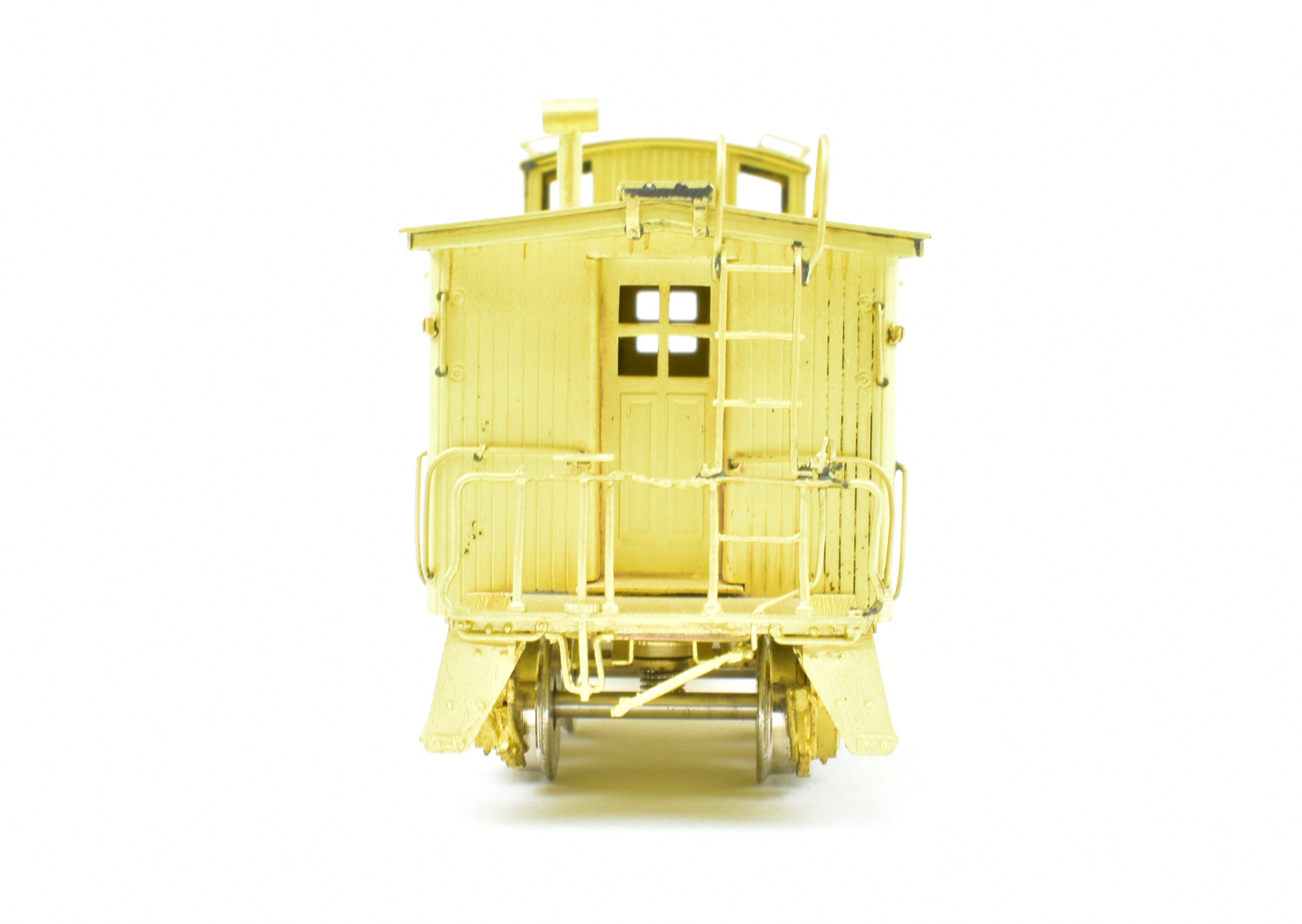 HO Scale Brass Chicago & Northwestern Wood Caboose End Windows by Overland Models, Inc. (OMI) - Ideal for Model Railroading Enthusiasts