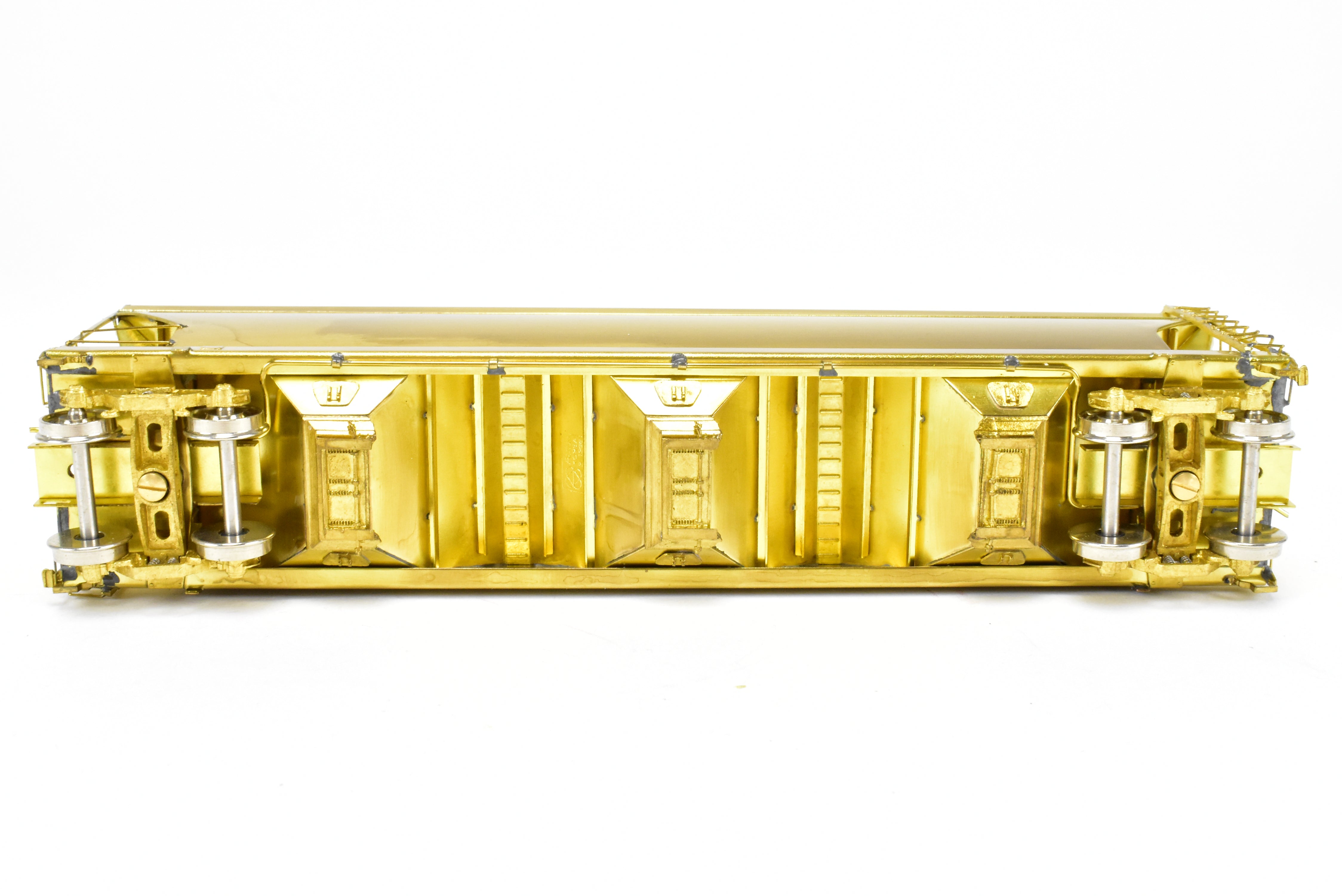 HO Scale Brass OMI - Overland Models, Inc. Various Roads ACF 3 - Bay Counterflow 4650 Cubic Feet Covered Hopper Model with 3 Long Hatches