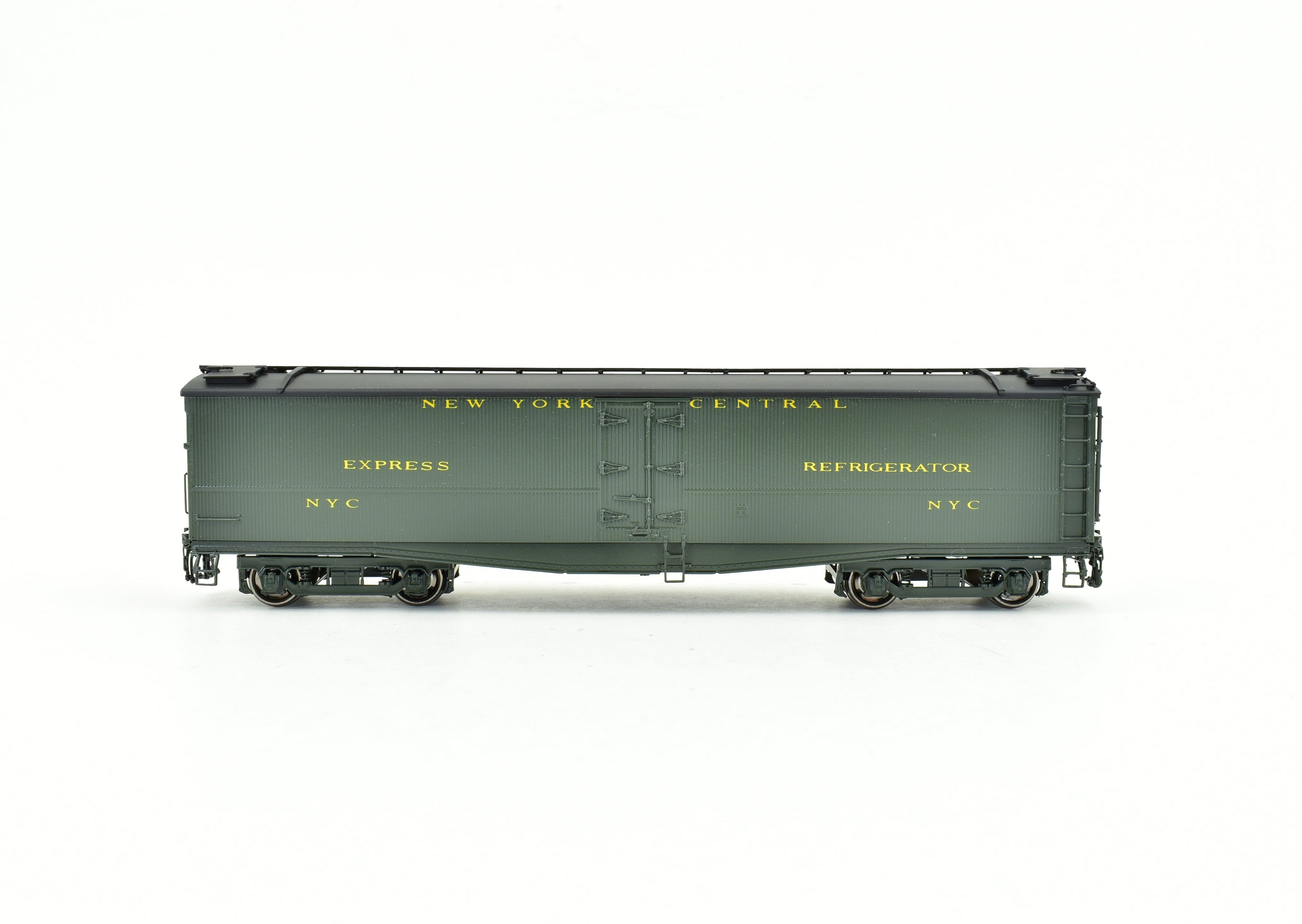 HO Scale Brass Railworks New York Central Wood Reefer Express Refrigerated Freight Car Model for Model Railroading