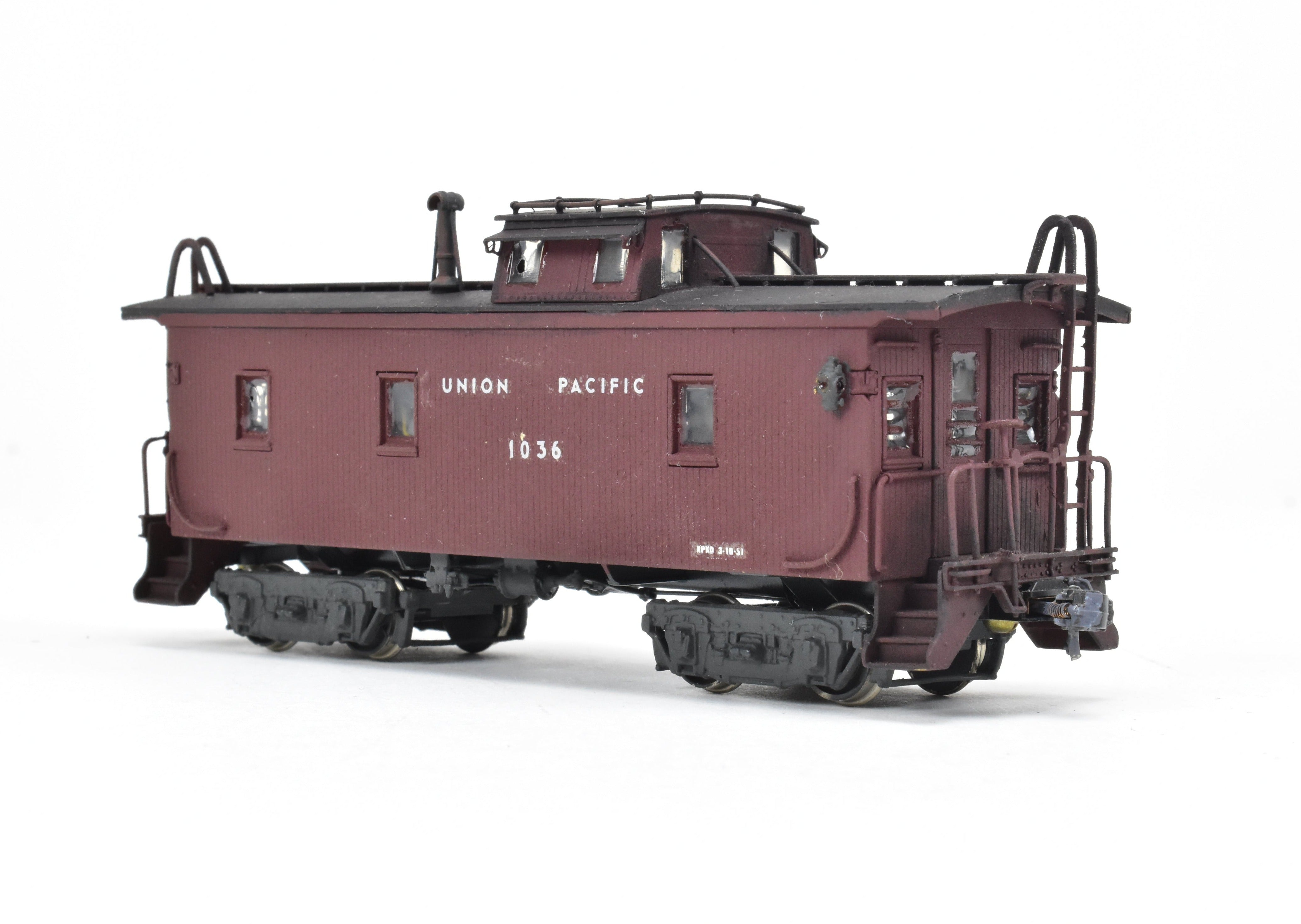 HO Brass OMI UP Union Pacific CA-1 Wood Caboose CP #1036 by Overland Models