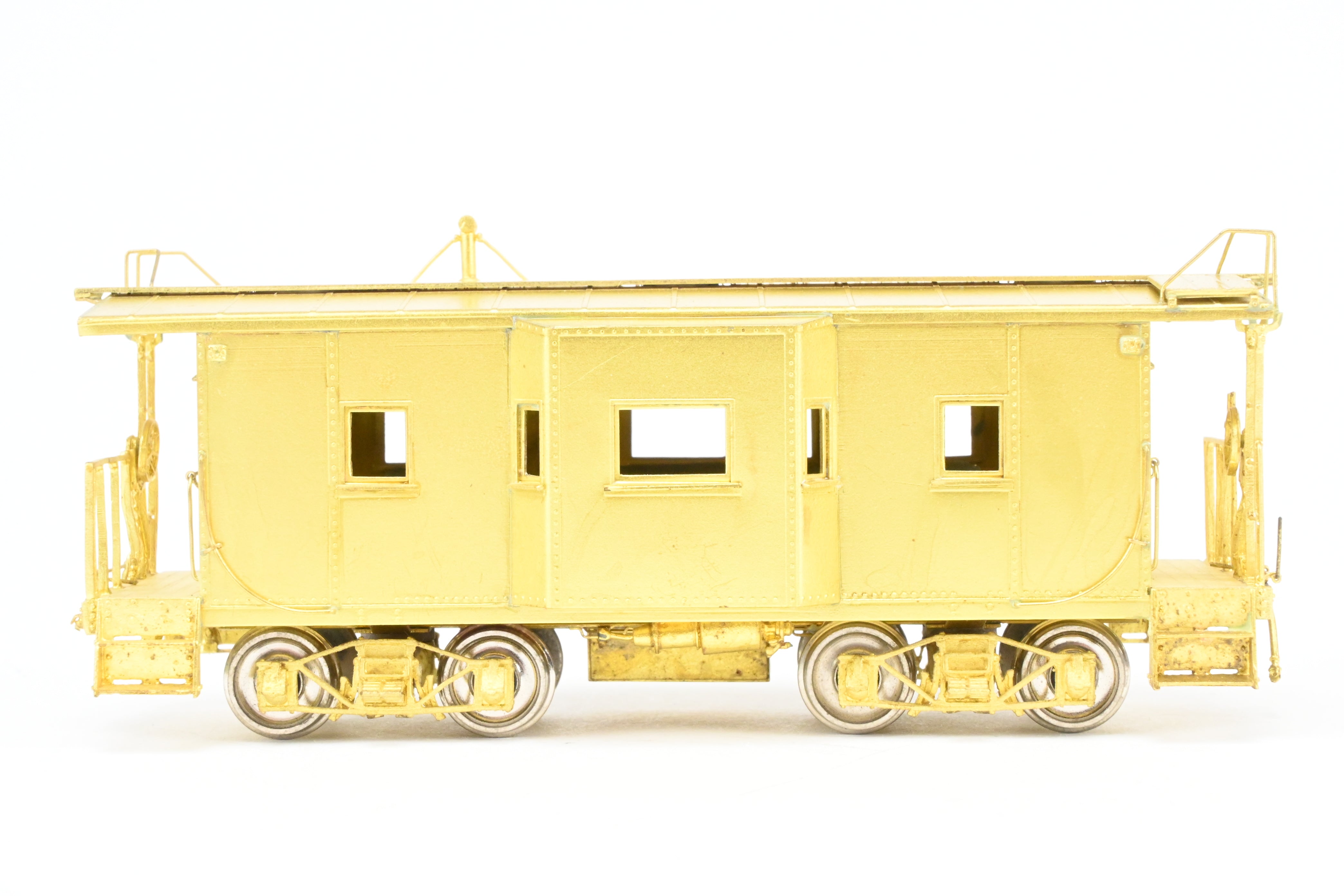 HO Scale Brass OMI - Overland Models, Inc. Baltimore & Ohio (B&O) Class I - 7 Bay Window Caboose Model Set with Road Numbers from C2500 to C2507