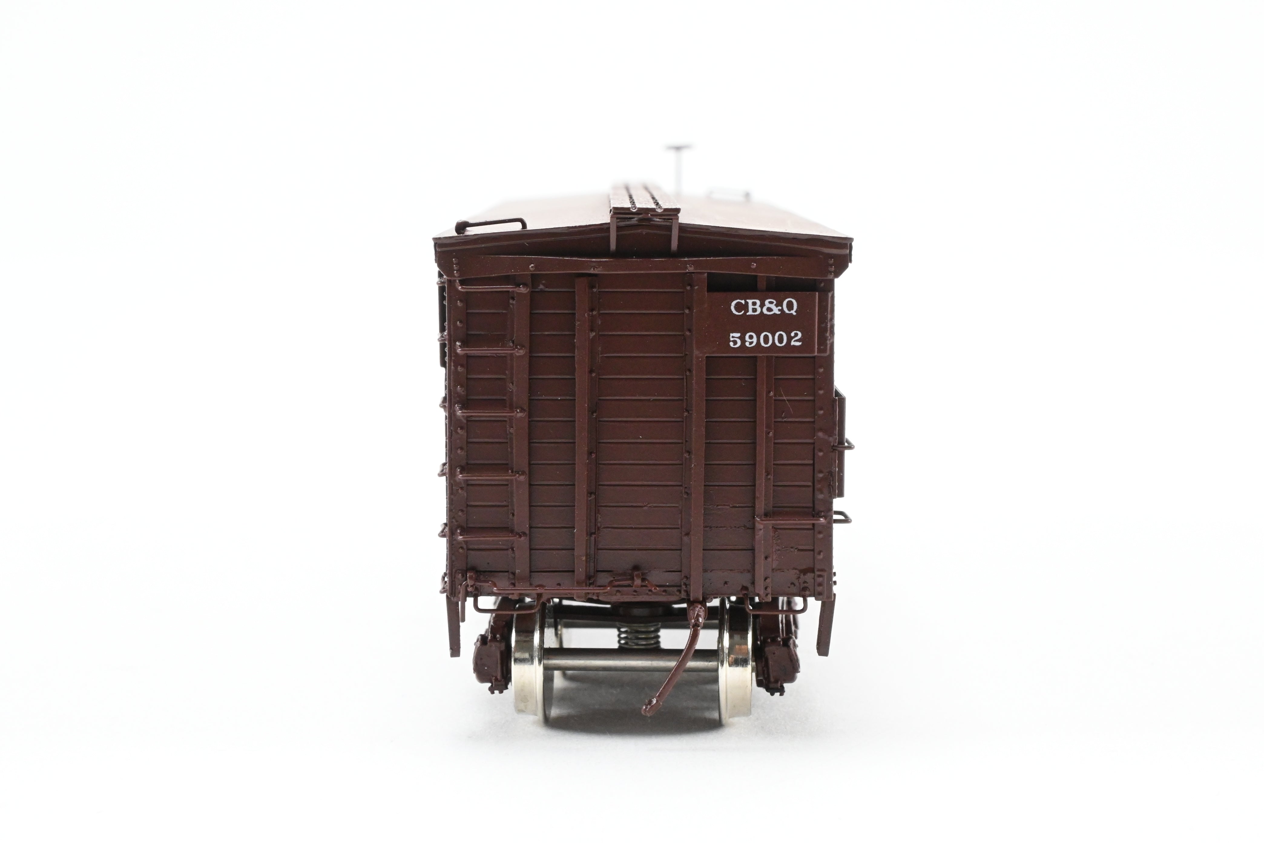 HO Scale Brass Challenger Imports CB&Q Burlington Route SM-16 36' Stock Car No. 59002
