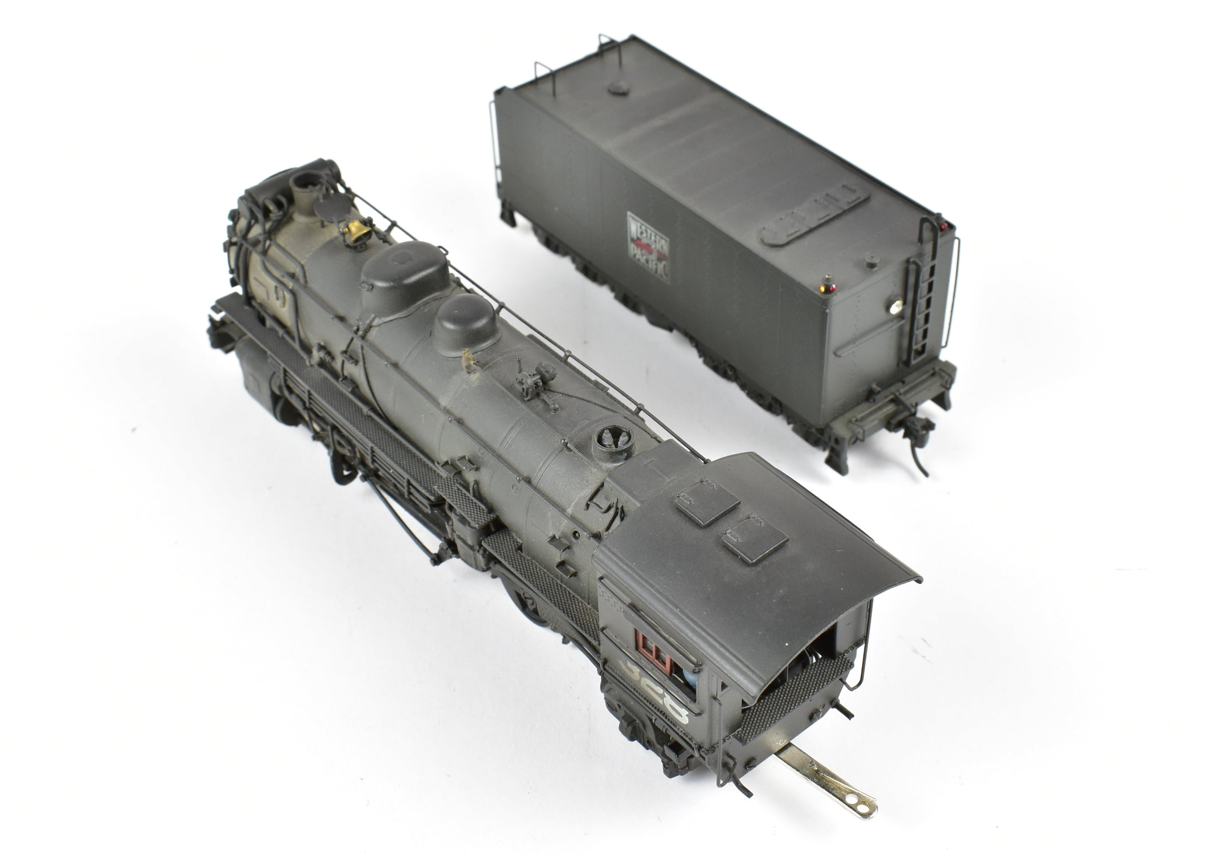 HO Scale Brass Pacific Fast Mail (PFM) - United Western Pacific MK - 60 2 - 8 - 2 Mikado Locomotive Model, Custom Painted and Weathered for Collectors