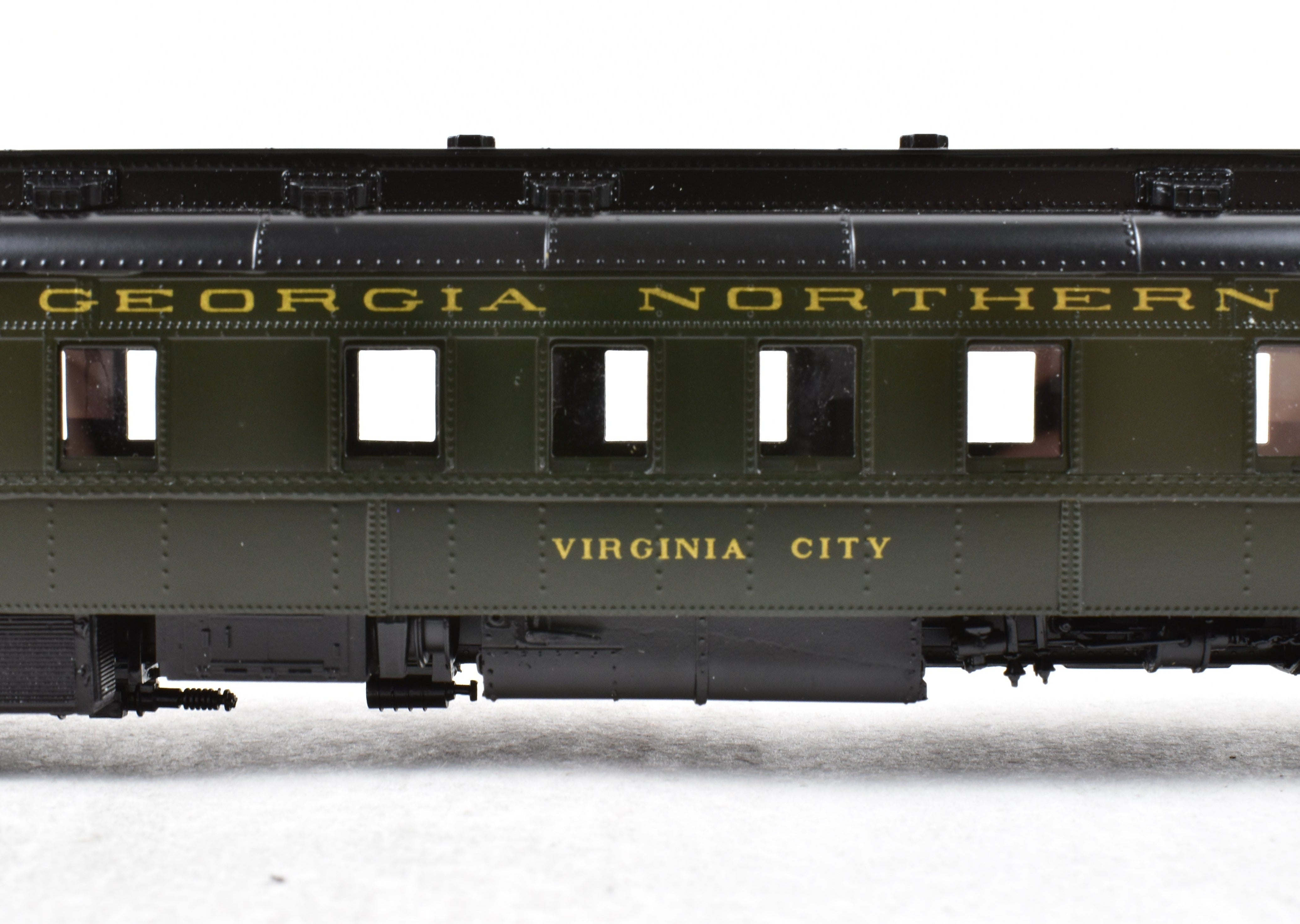 HO Brass Precision Scale Co. Pullman Virginia City Observation Car by Lucius Beebe