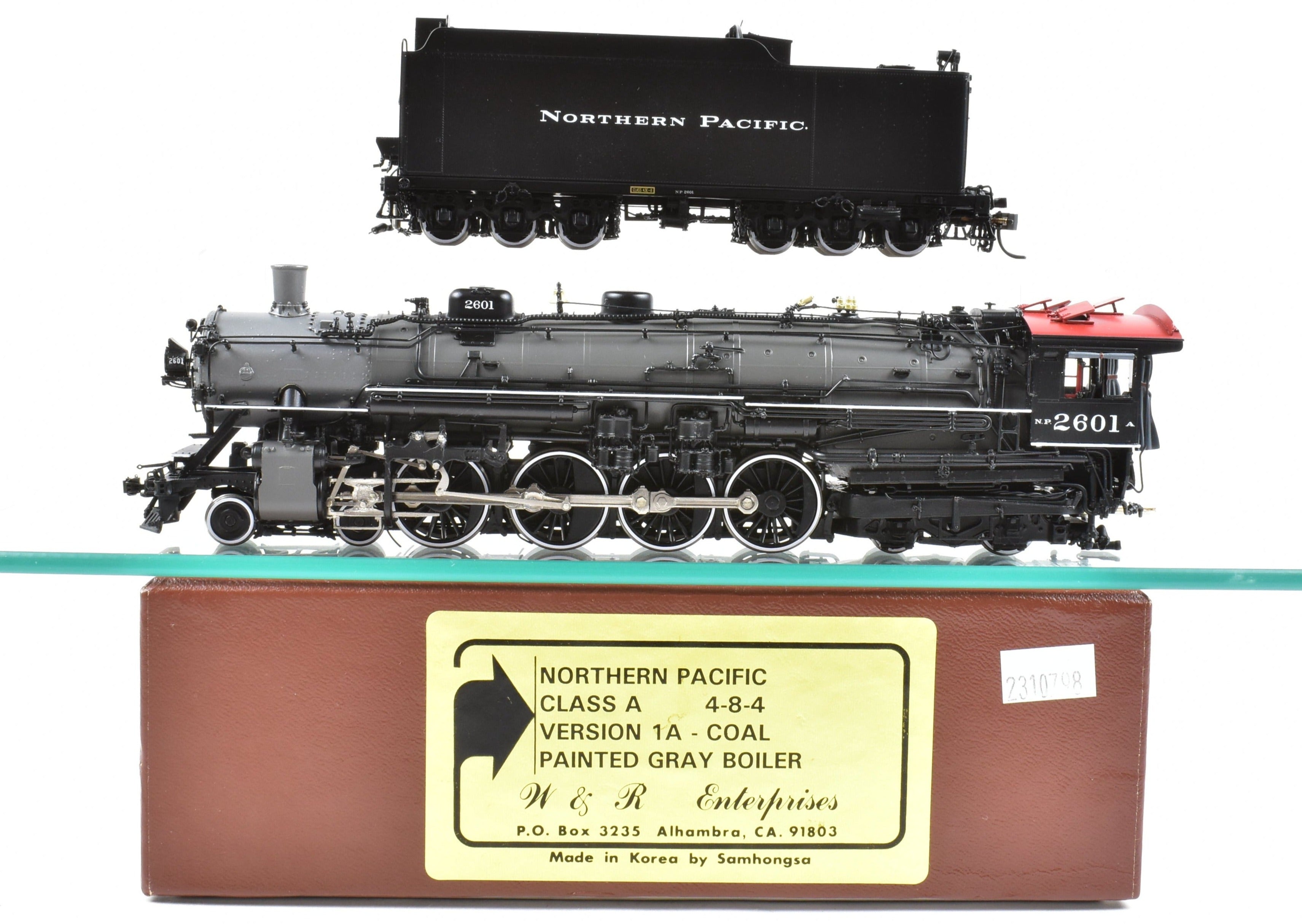 HO Brass W&R Enterprises NP Northern Pacific 4-8-4 Class A V1A FP #2601 Engine