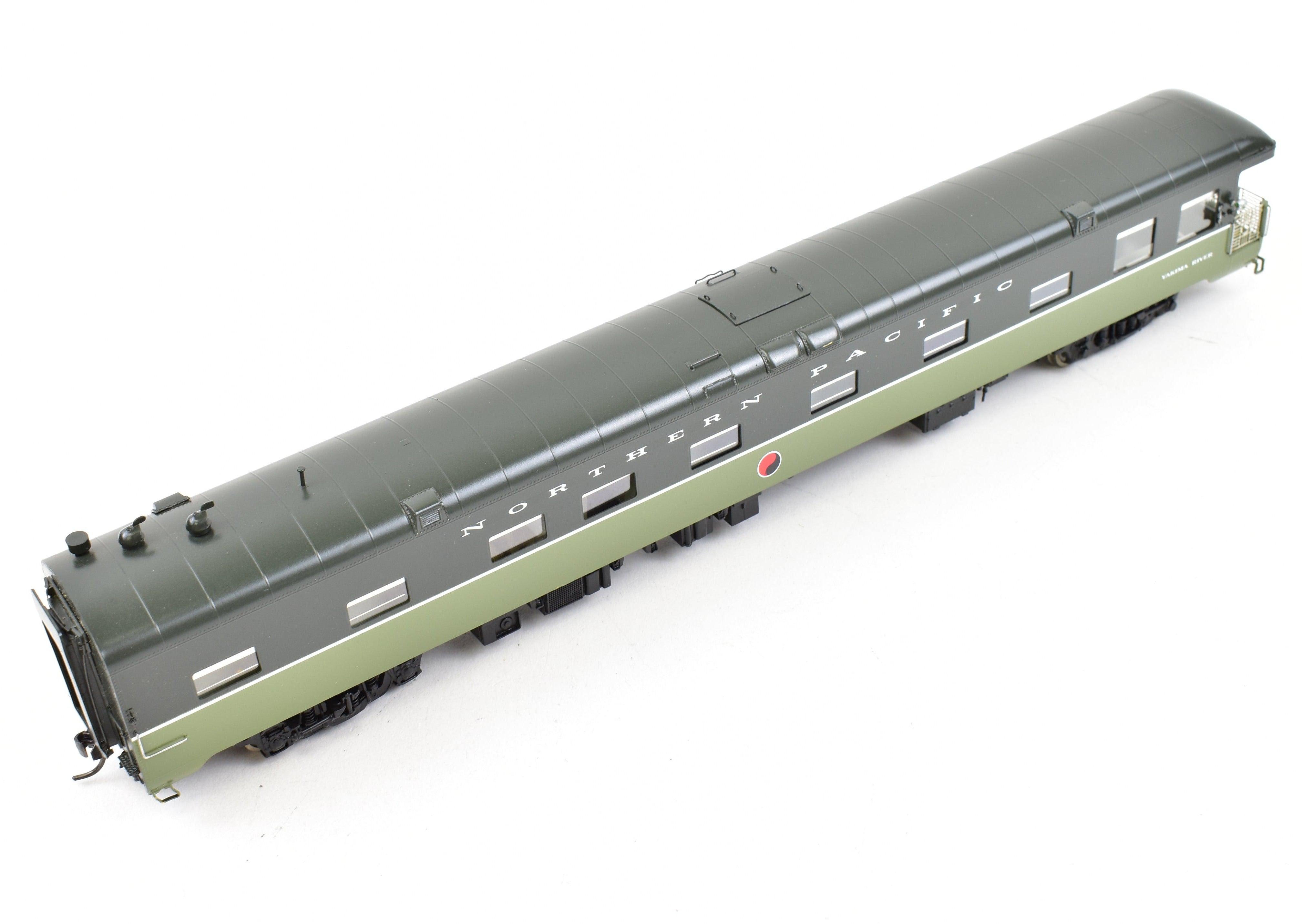 HO Brass Northern Pacific Business Car Yakima River by W&R Enterprises, Custom Painted