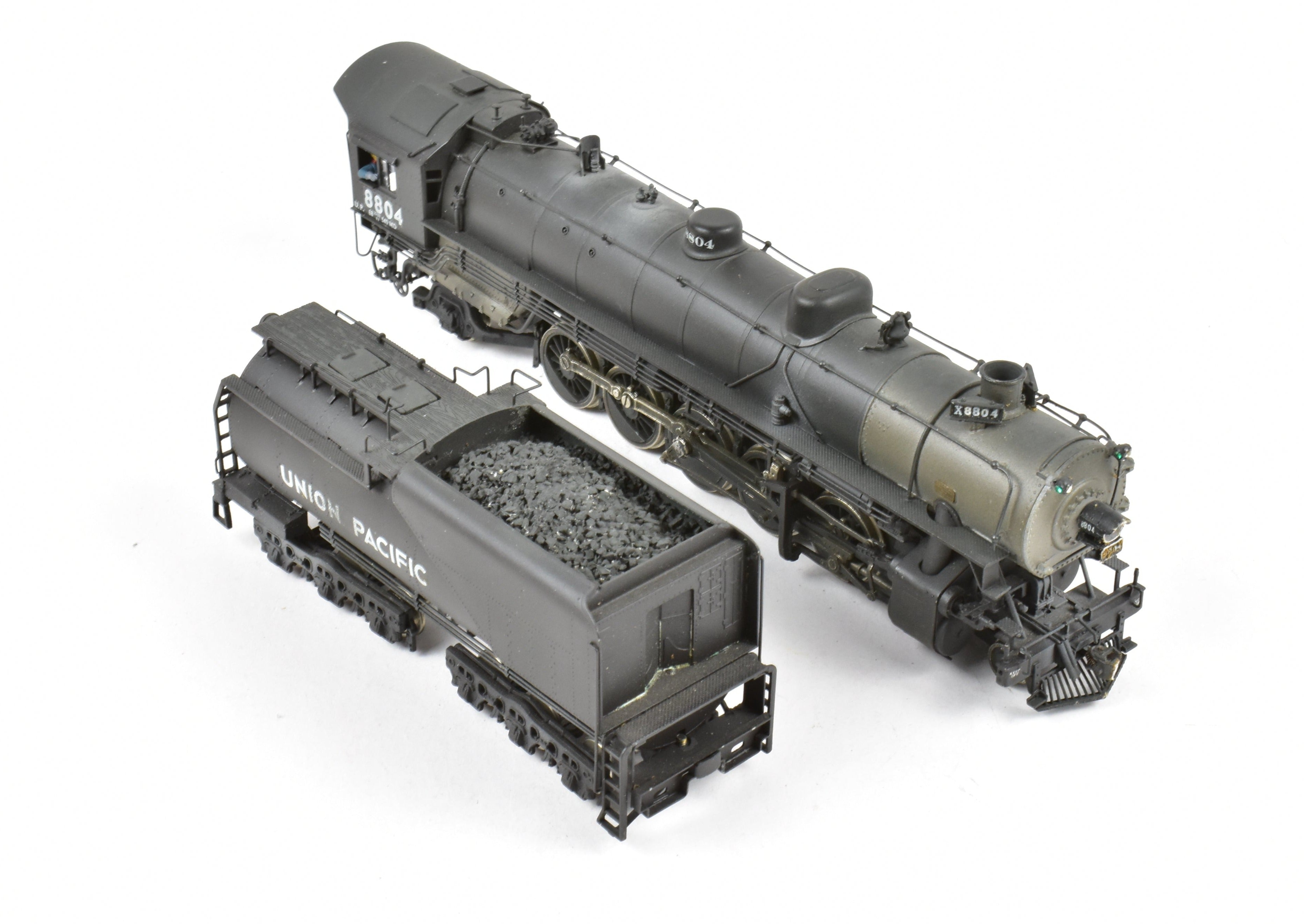 HO Scale Brass Train Model by Westside Model Co., Union Pacific 8800 Class 4 - 10 - 2 Locomotive, Custom Painted No. 8804