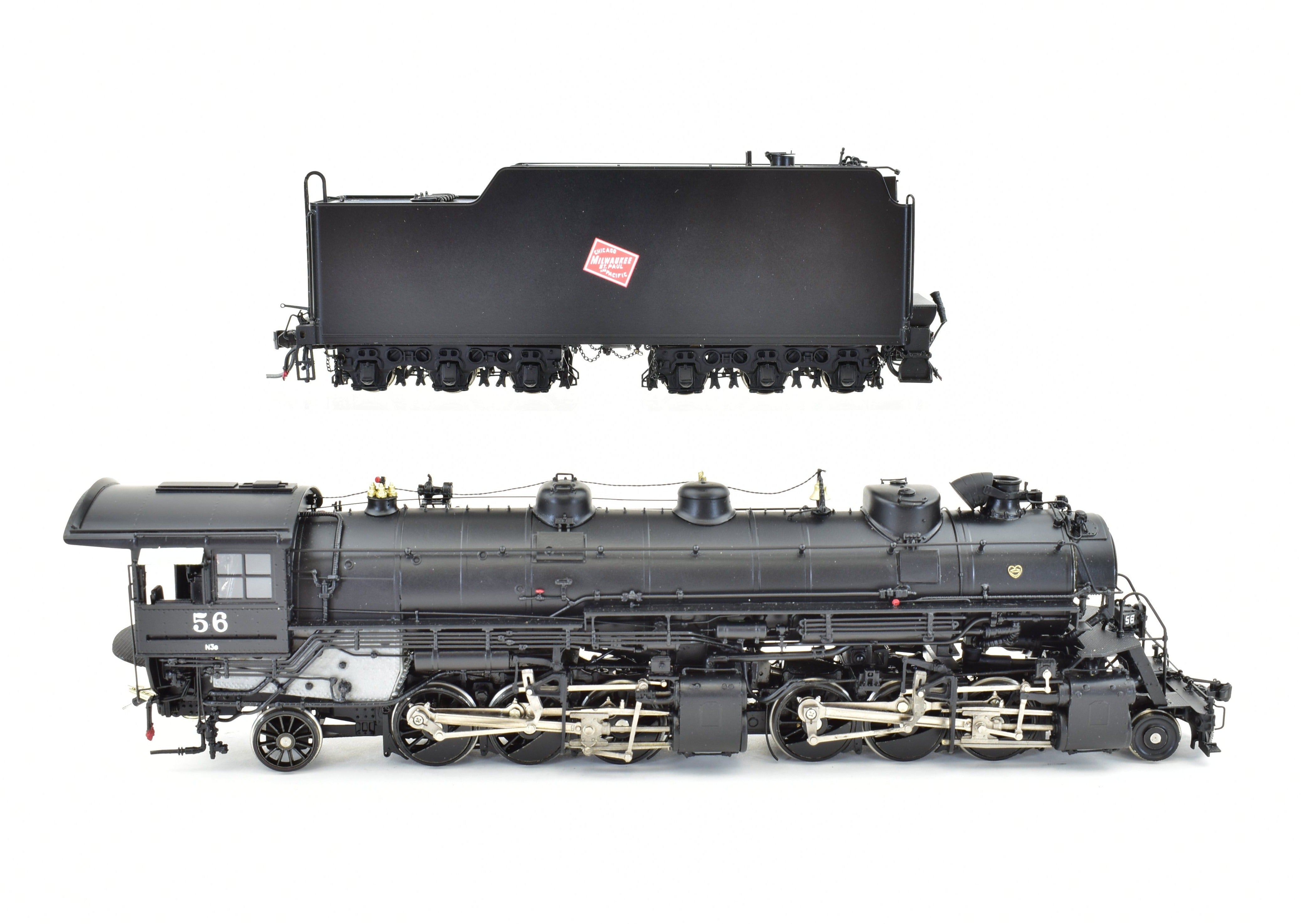High - Quality HO Scale Brass Steam Locomotive CON CIL - Challenger Imports CMSP&P - Milwaukee Road N - 3 2 - 6 - 6 - 2 FP Model Number 56