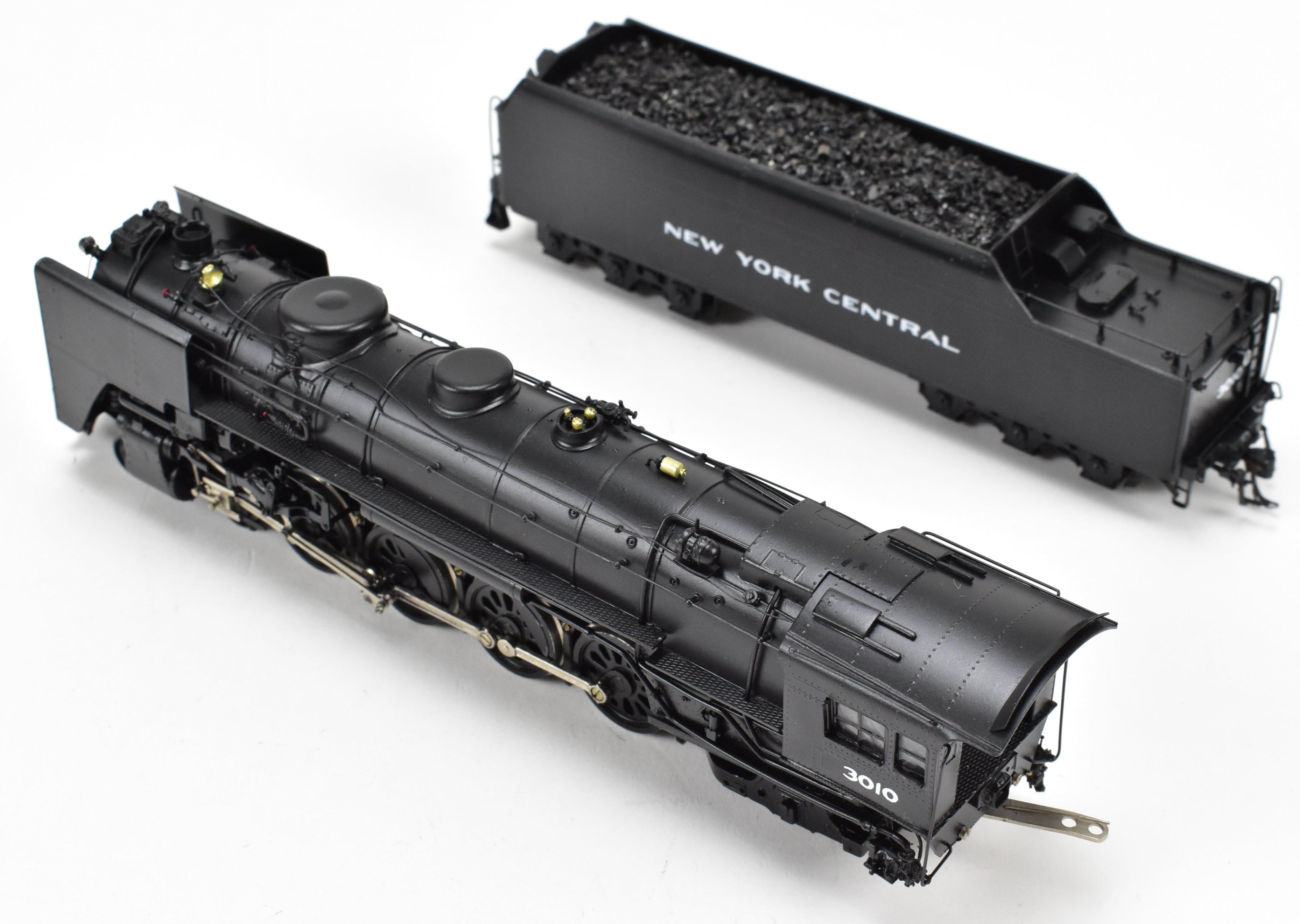 HO Scale Brass Key Imports Model Train - New York Central L-3a 4-8-2 Mohawk 1977 Run Custom Painted Locomotive with Road Number 3010 Decals