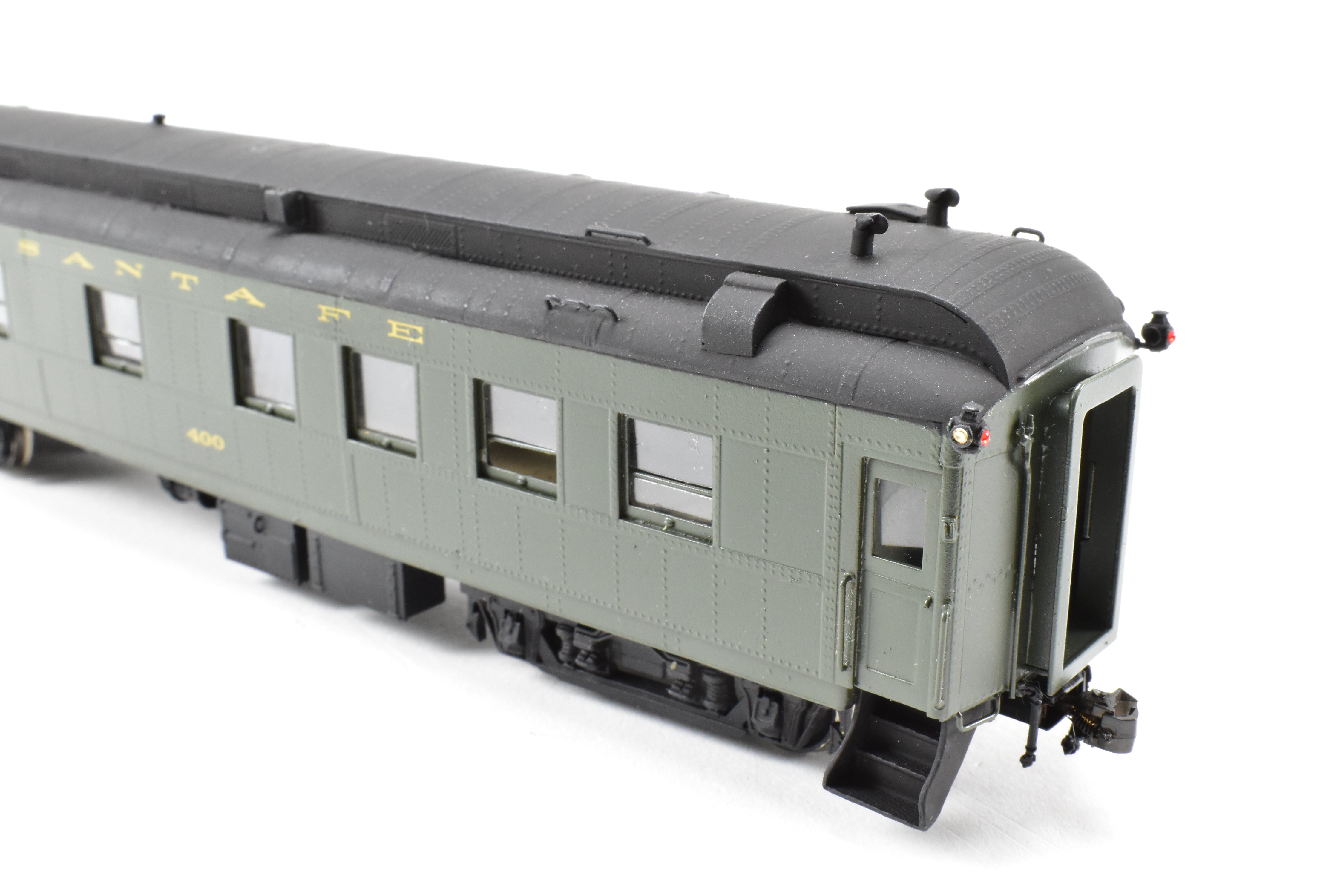 Custom Painted HO Brass Hallmark ATSF Santa Fe Superintendent's Business Car #400