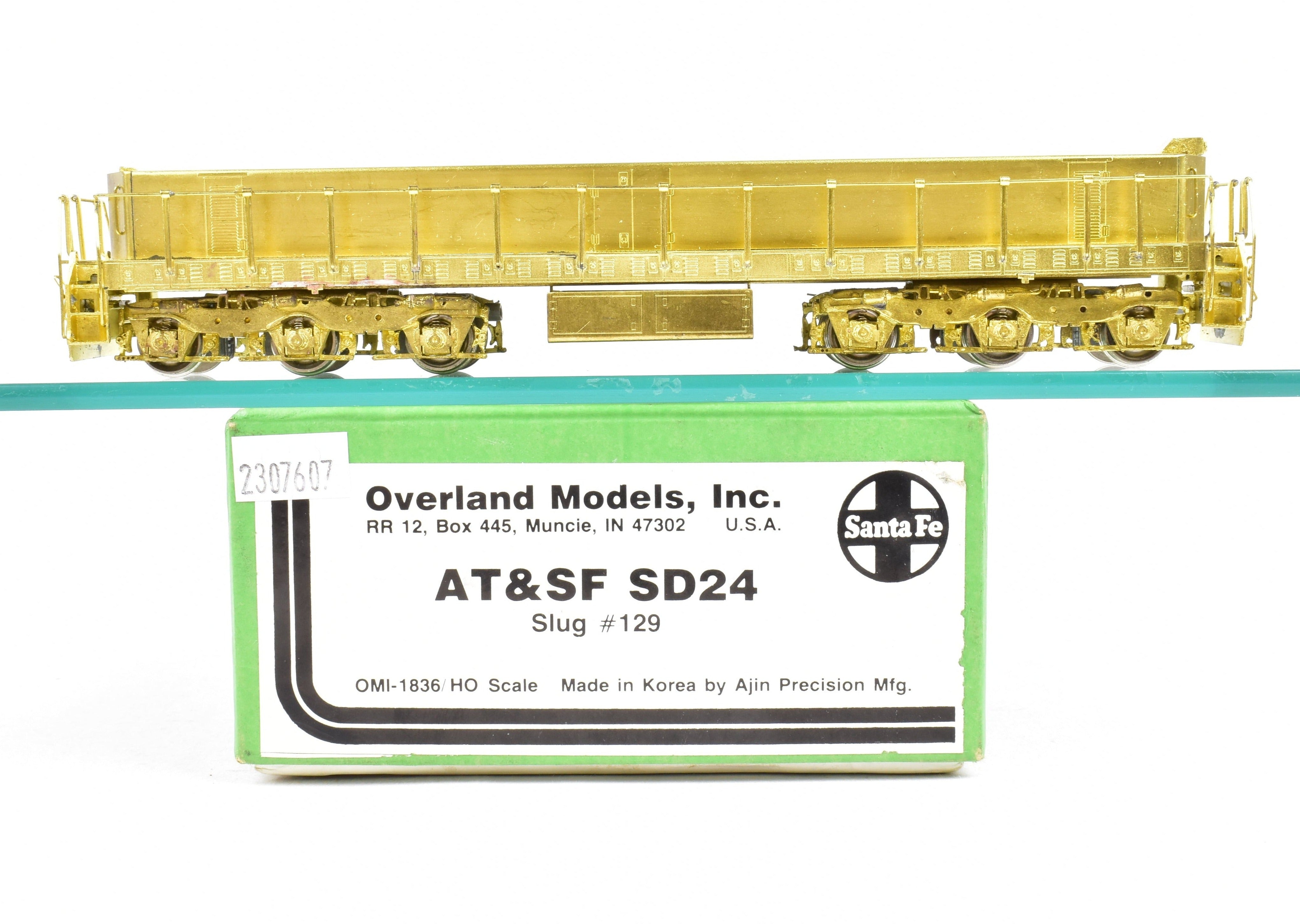 HO Scale Brass OMI - Overland Models, Inc. ATSF - Santa Fe EMD SD24 Unpowered Slug Model #129