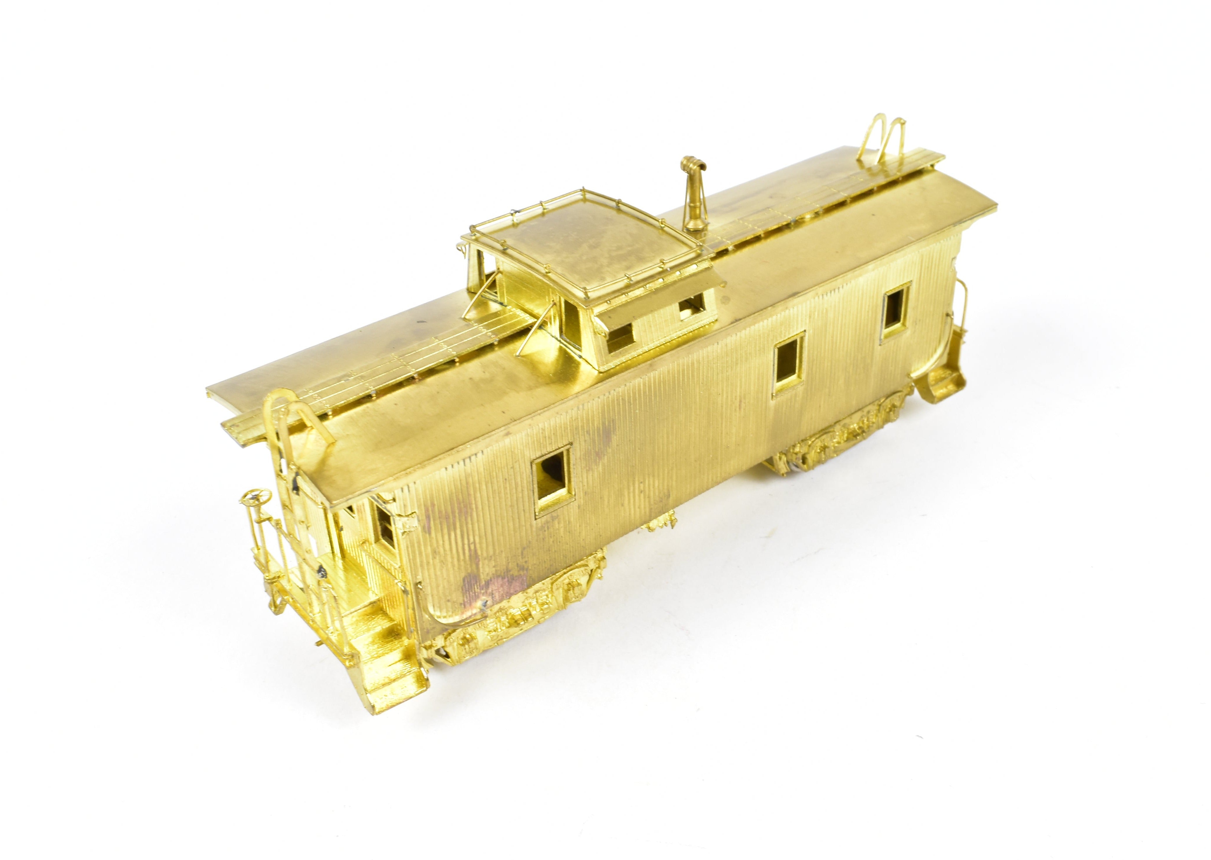 HO Scale Brass Union Pacific CA-1 Wood Caboose Model by OMI - Overland Models, Inc. with Original Ends and Wood Beam Trucks