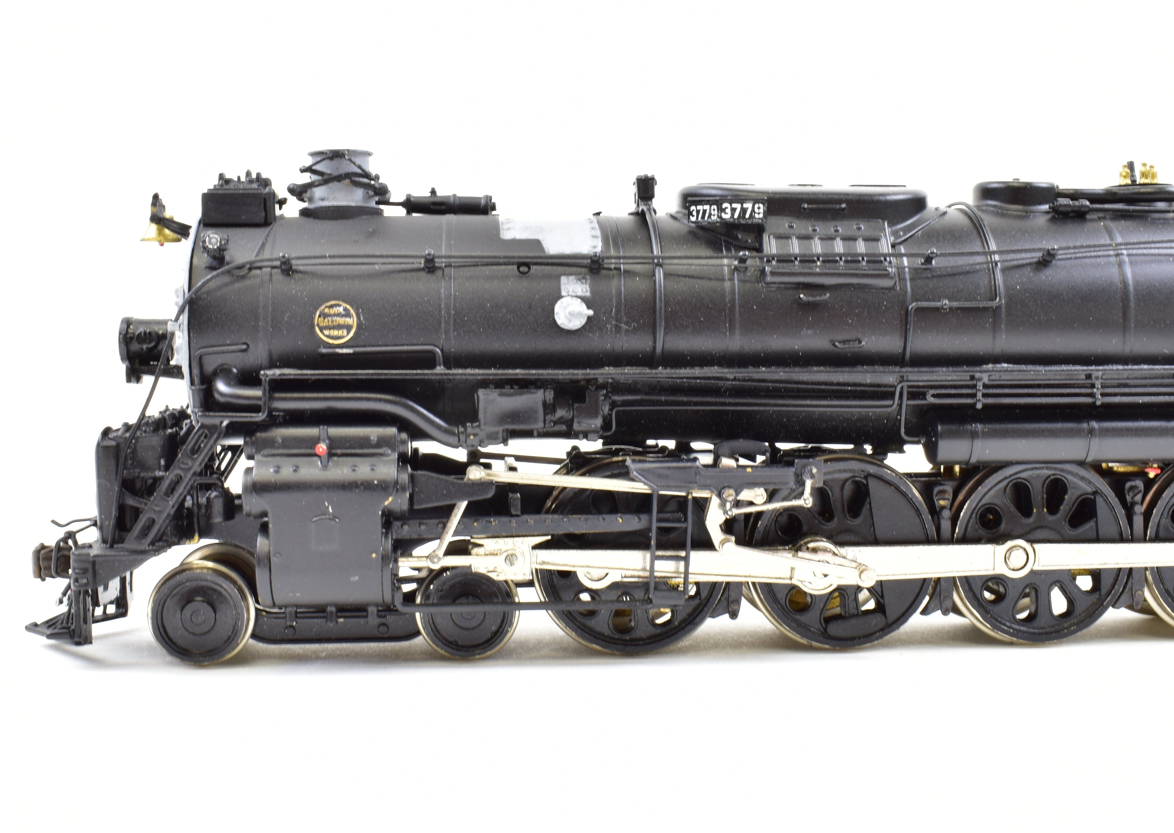HO Scale Brass PFM - United ATSF - Santa Fe 4-8-4 Northern Steam Locomotive Model from 1981 Hi - Grade Tapered Rods Version with Custom Painting