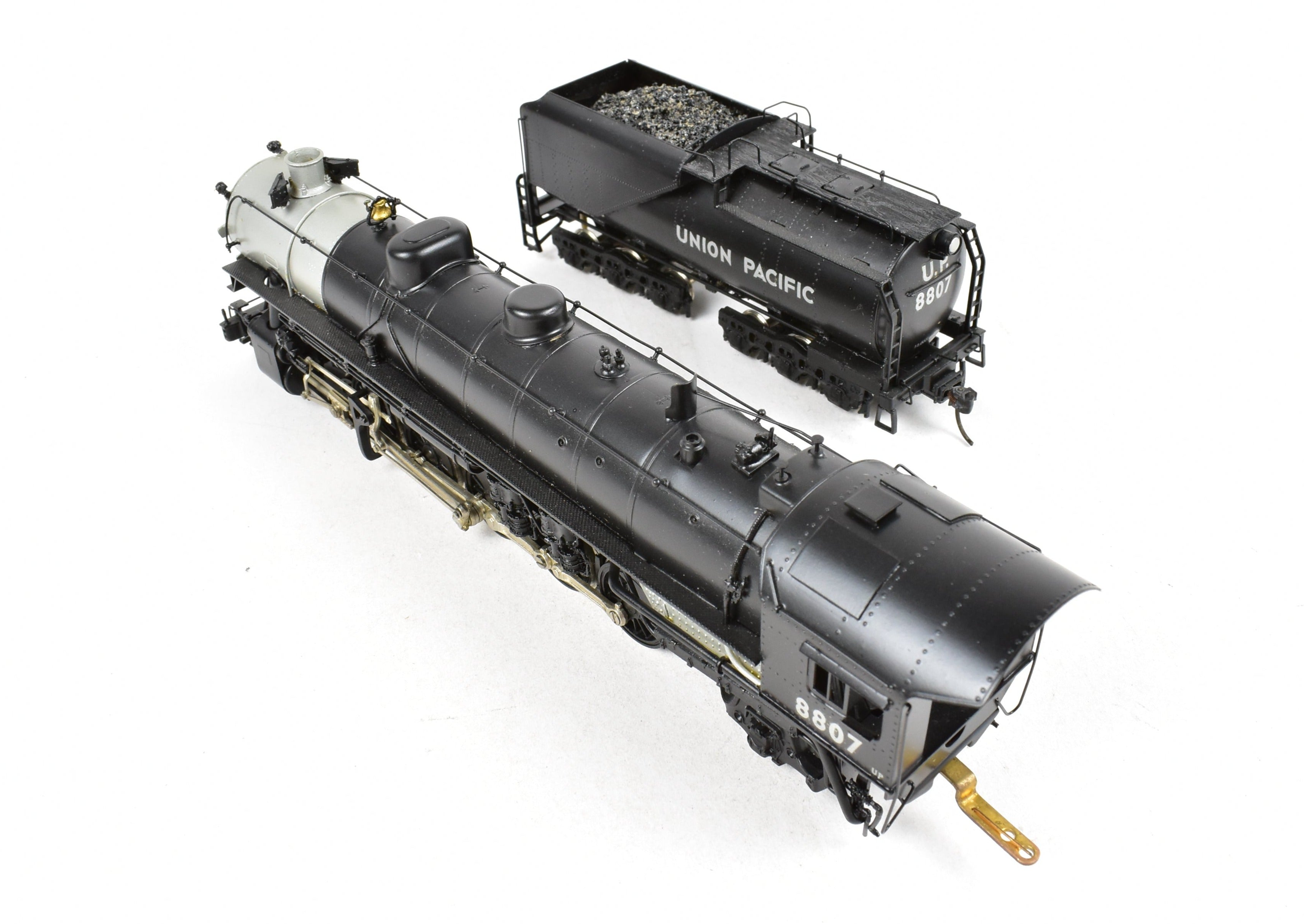 HO Scale Brass Train Model by Westside Model Co., Union Pacific 8800 Class 4-10-2 Locomotive, Custom Painted with Number 8807
