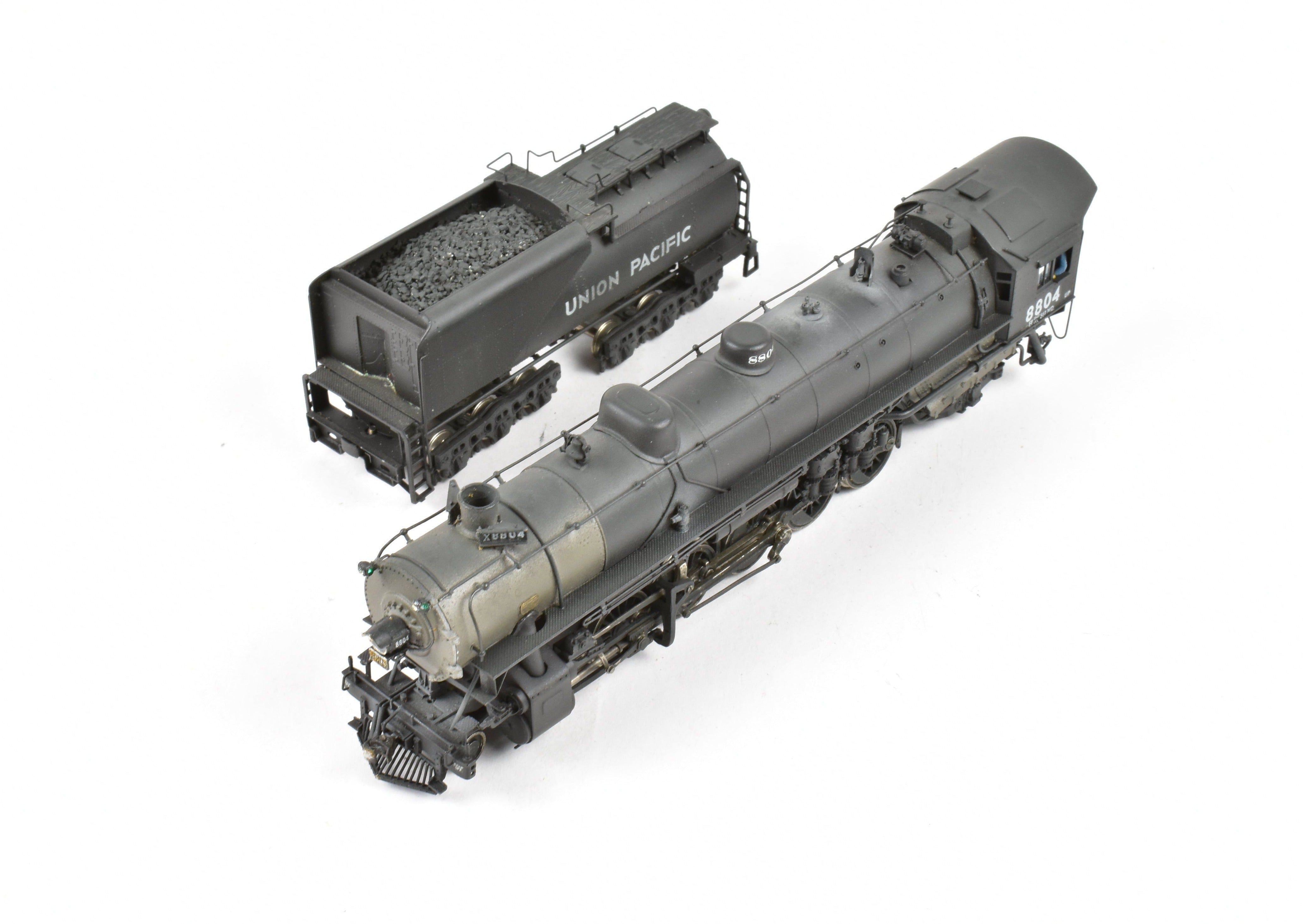 HO Scale Brass Train Model by Westside Model Co., Union Pacific 8800 Class 4 - 10 - 2 Locomotive, Custom Painted No. 8804